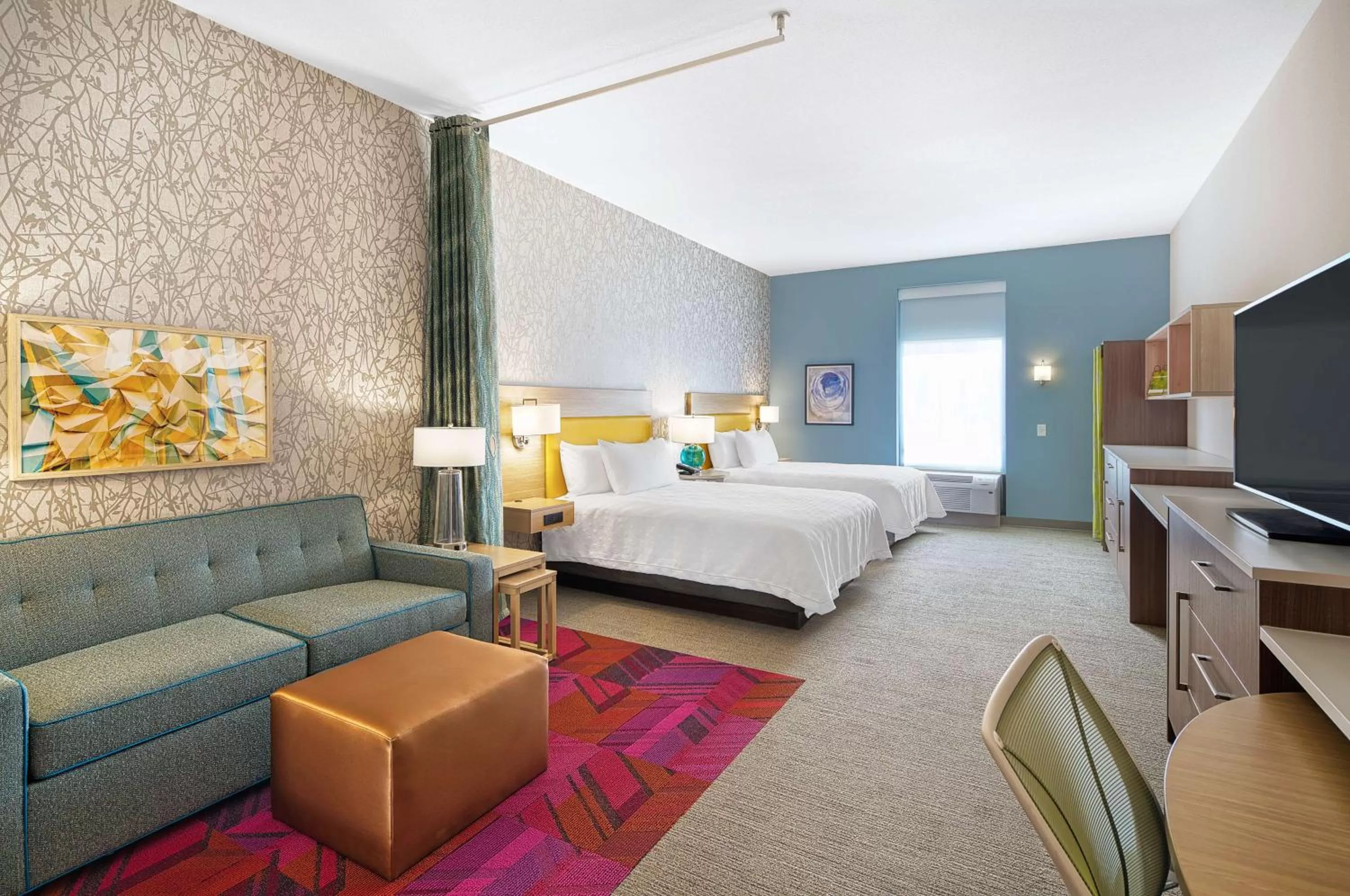 Queen Studio with Two Queen Beds - Non-Smoking in Home2 Suites By Hilton Batesville