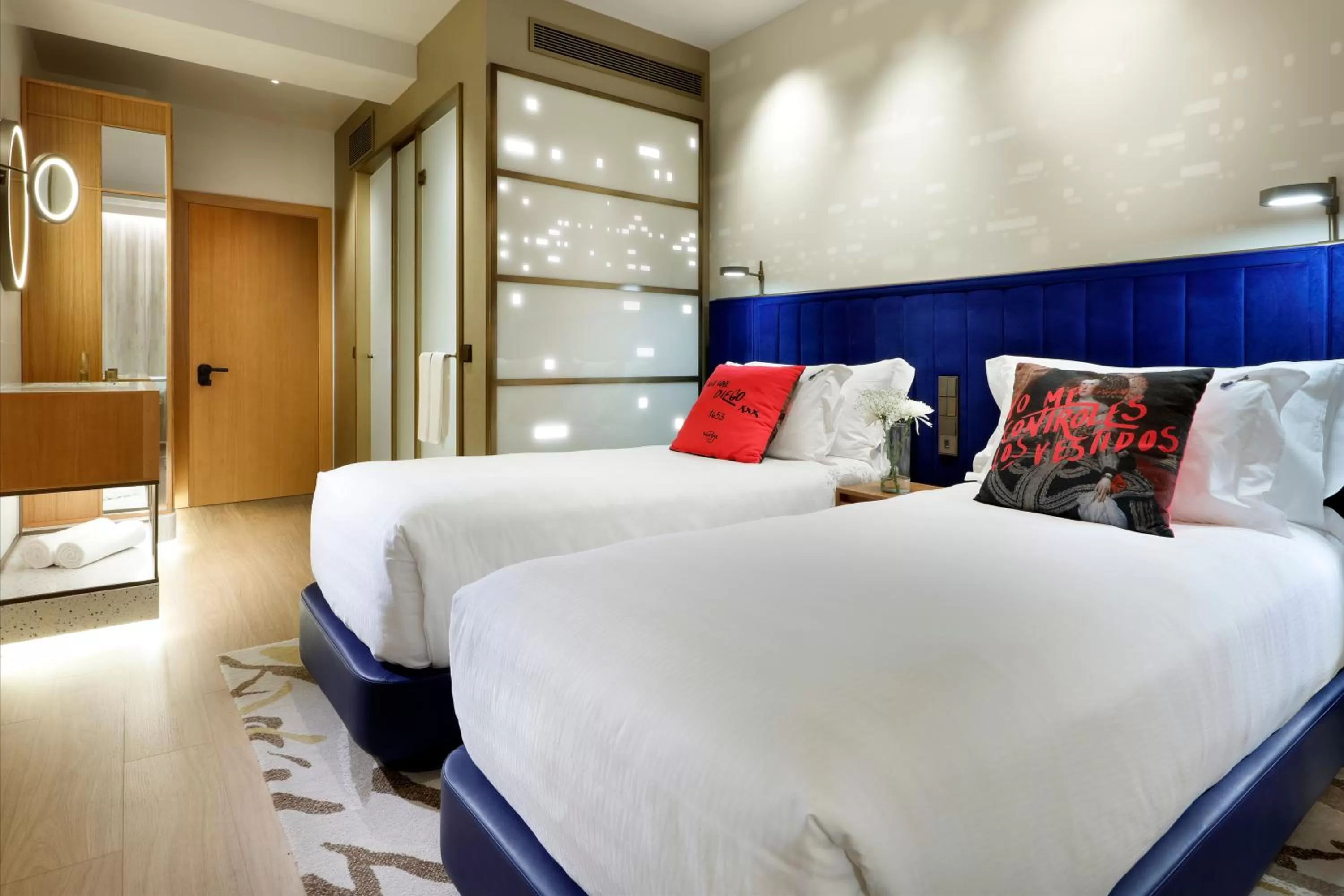 Superior Twin Room with City View in Hard Rock Hotel Madrid