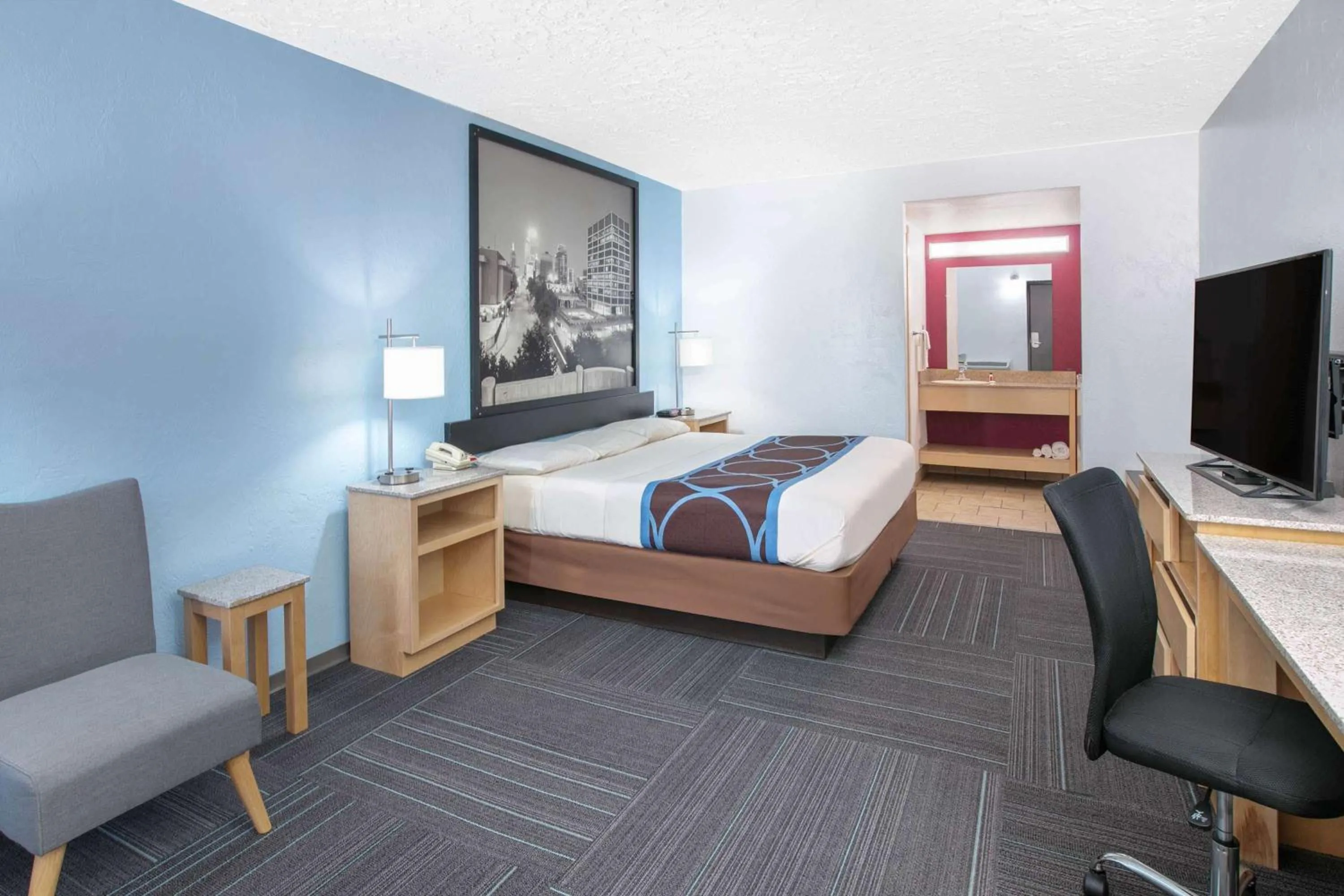 King Room - Non-Smoking in Super 8 by Wyndham City of Moore