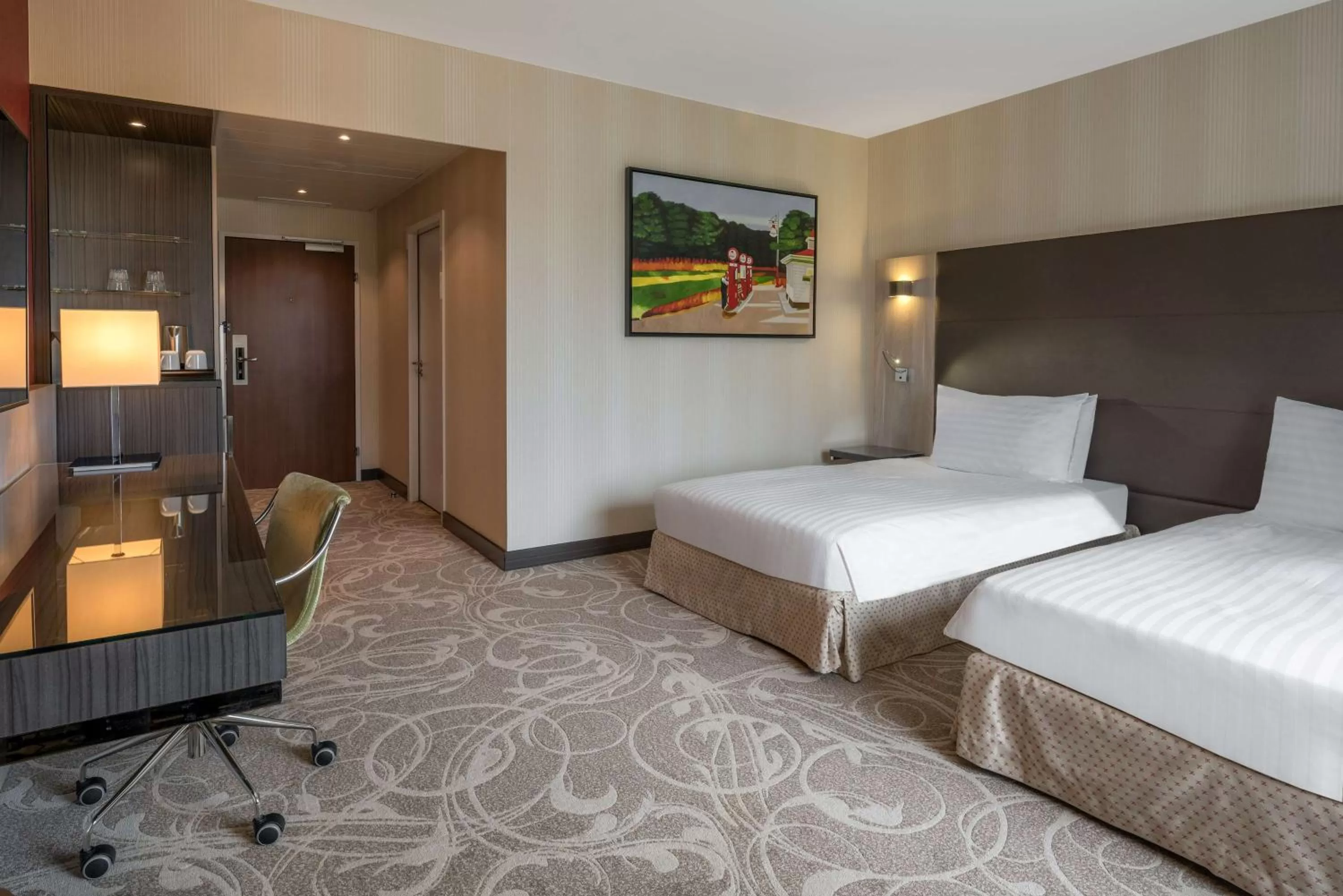 Executive Twin Room in Hilton Geneva Hotel and Conference Centre