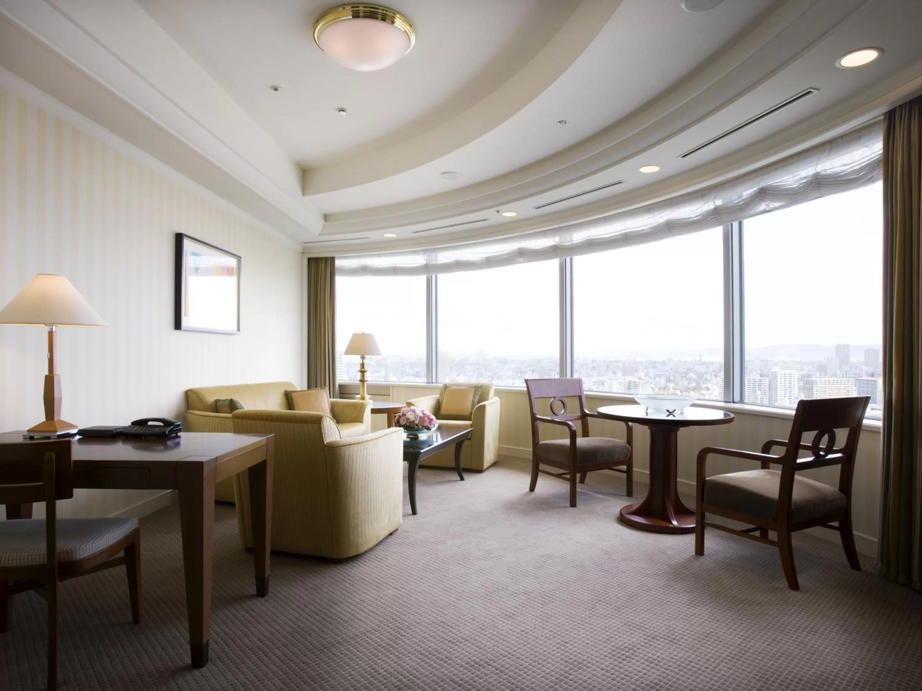 Park Suite Twin Room with Lounge & Fitness Access - single occupancy - Non-Smoking - River View in Imperial Hotel Osaka