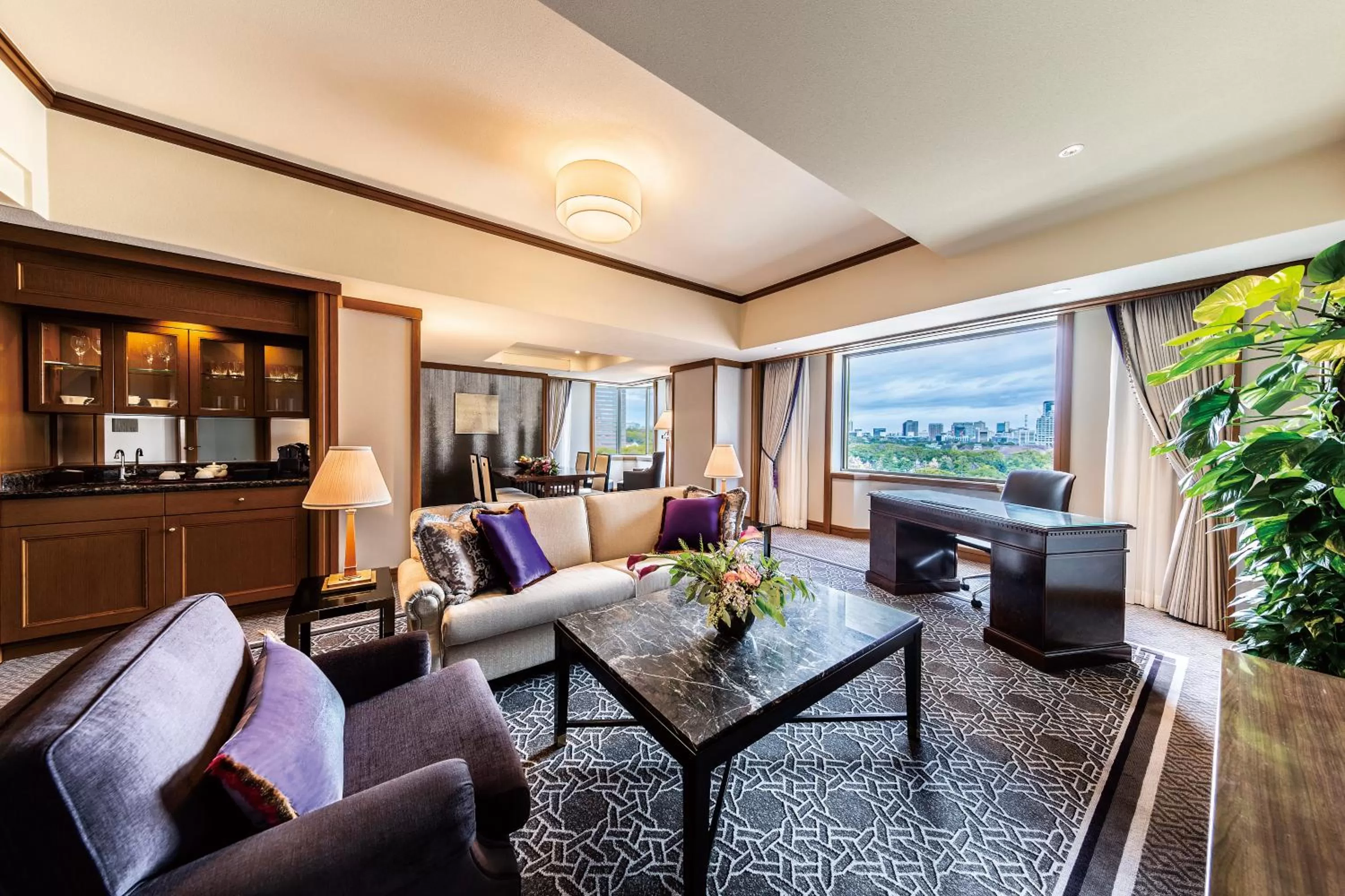 Park View Corner Suite Double in Imperial Hotel Tokyo
