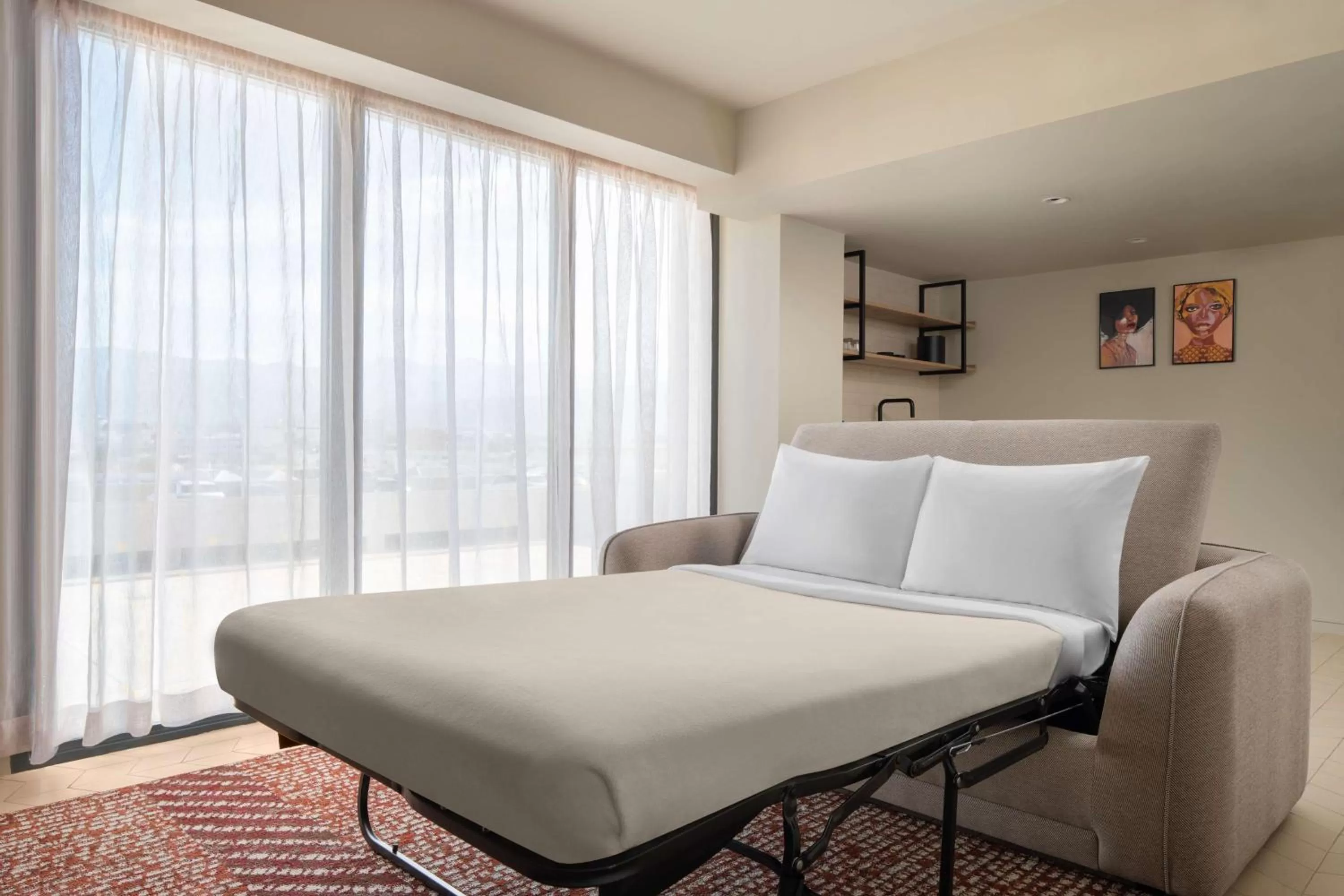 One-Bedroom Oceanfront King Suite with Balcony in ROK Hotel Kingston, Tapestry Collection By Hilton