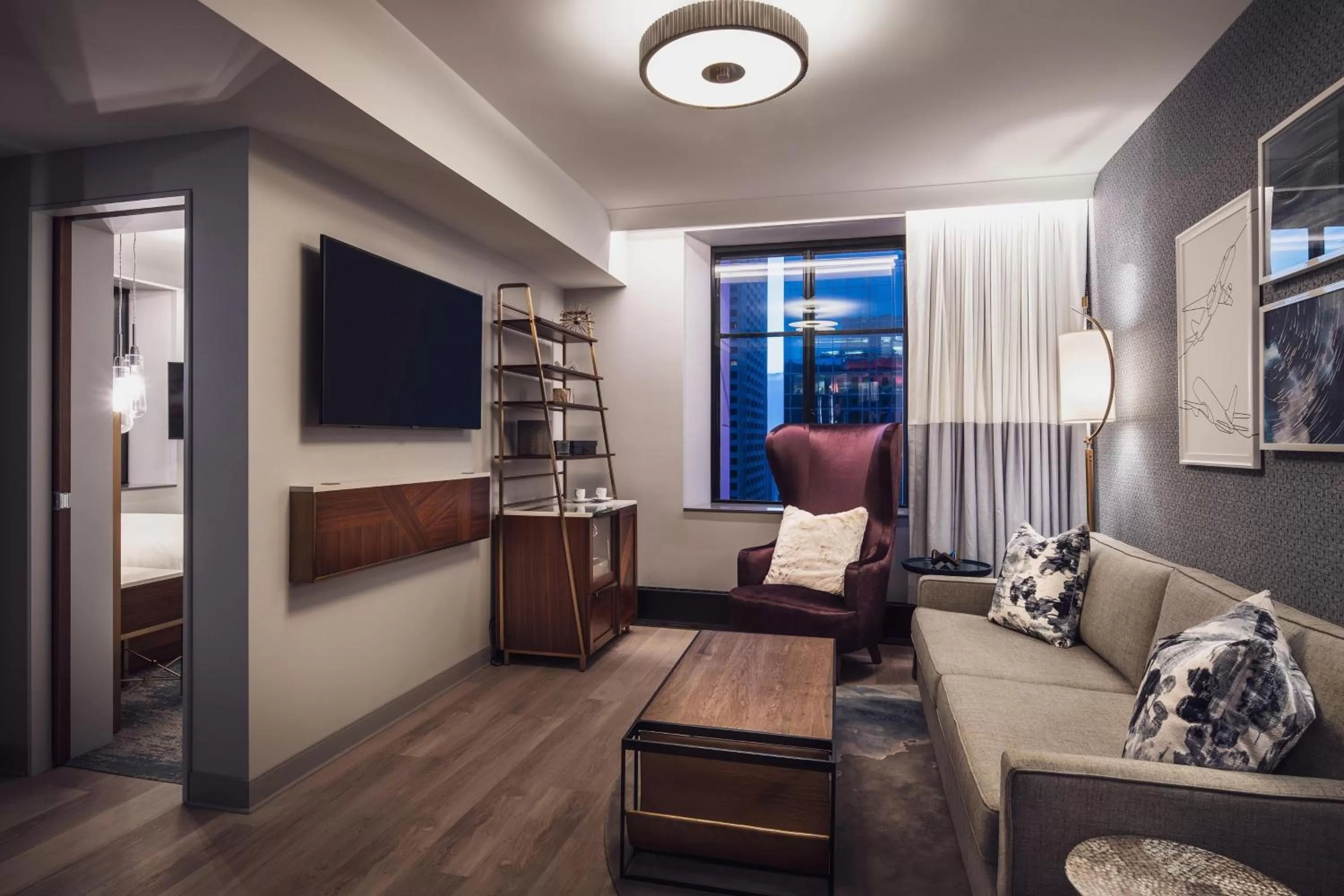 One Bedroom King Suite with 1 King Bed, Sofa bed in Rand Tower Hotel, Minneapolis, a Tribute Portfolio Hotel