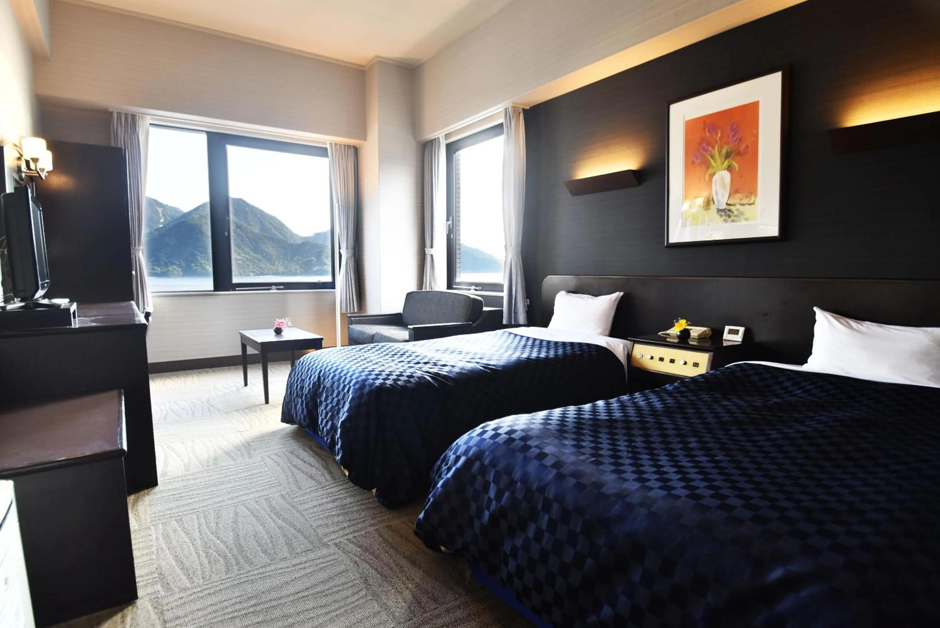 Twin Room with Sofa Bed - single occupancy - Non-Smoking in Miyajima Coral Hotel