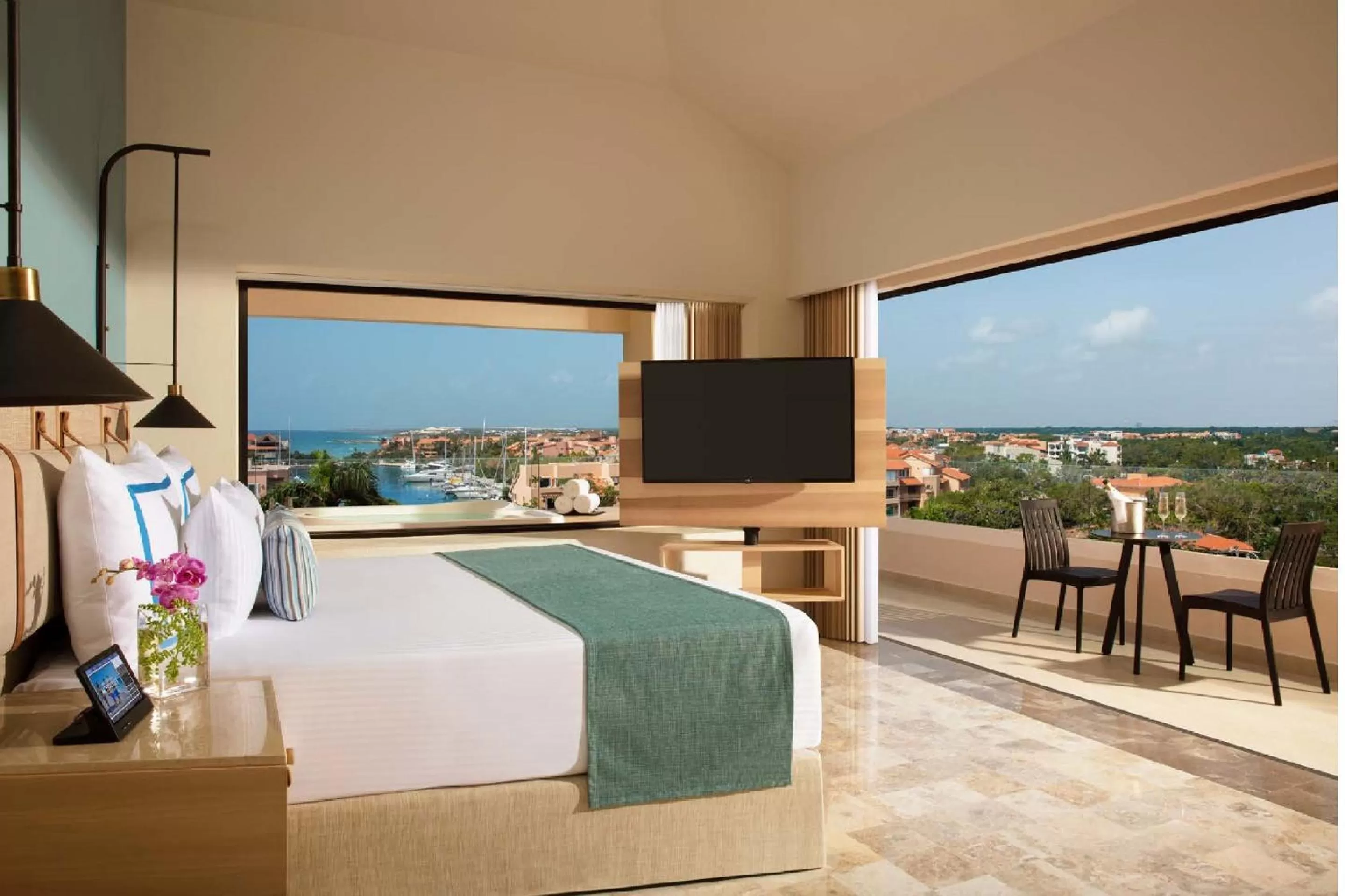 Preferred Club Master Two Bedroom Suite Ocean Front MSFOF in Dreams Aventuras Riviera Maya - All Inclusive