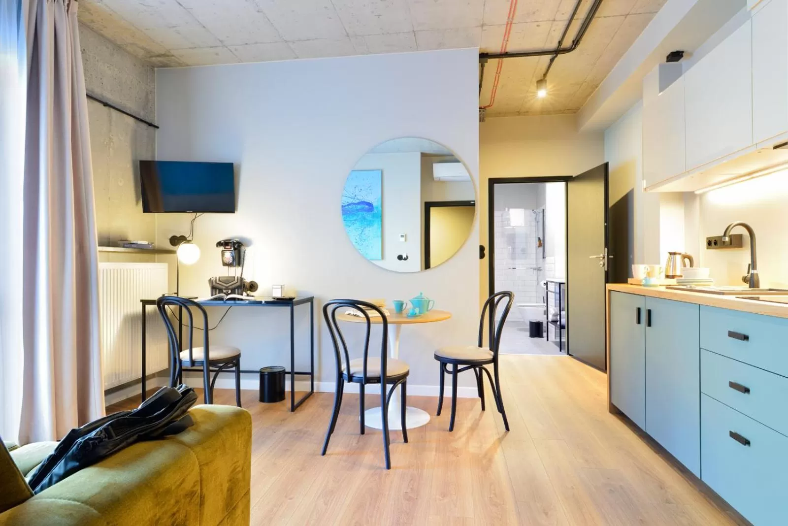 Two room studio with kitchen - FABRYKA building in ARCHE Dwór Uphagena Gdańsk