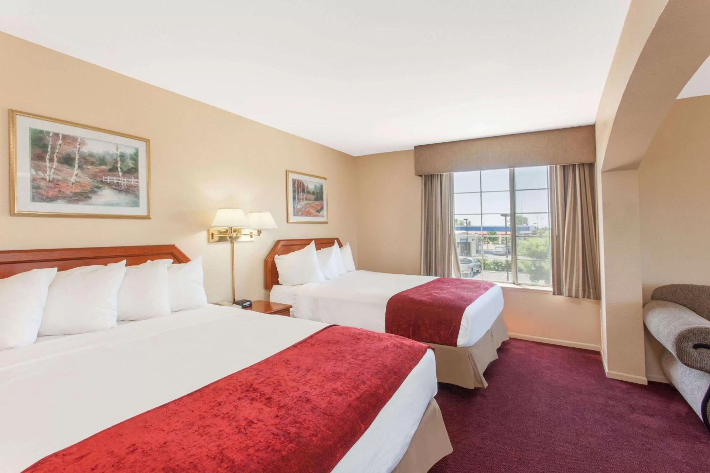 Studio with Two Queen Beds - Non-Smoking in Ramada by Wyndham Fresno Northwest