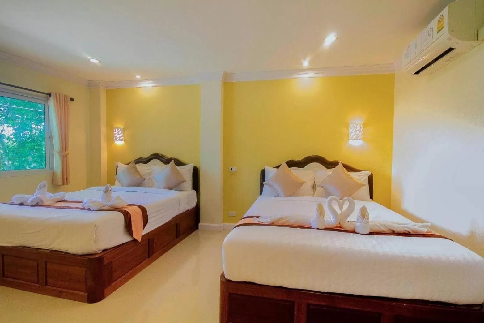 Standard Double Room with Two Double Beds in Wangka Resort