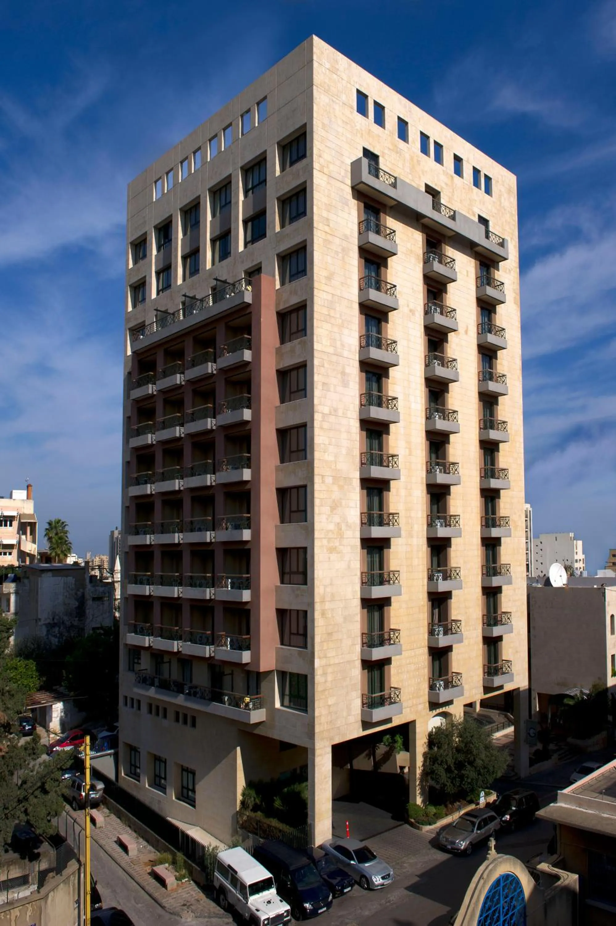 Property building in ParkTower Suites