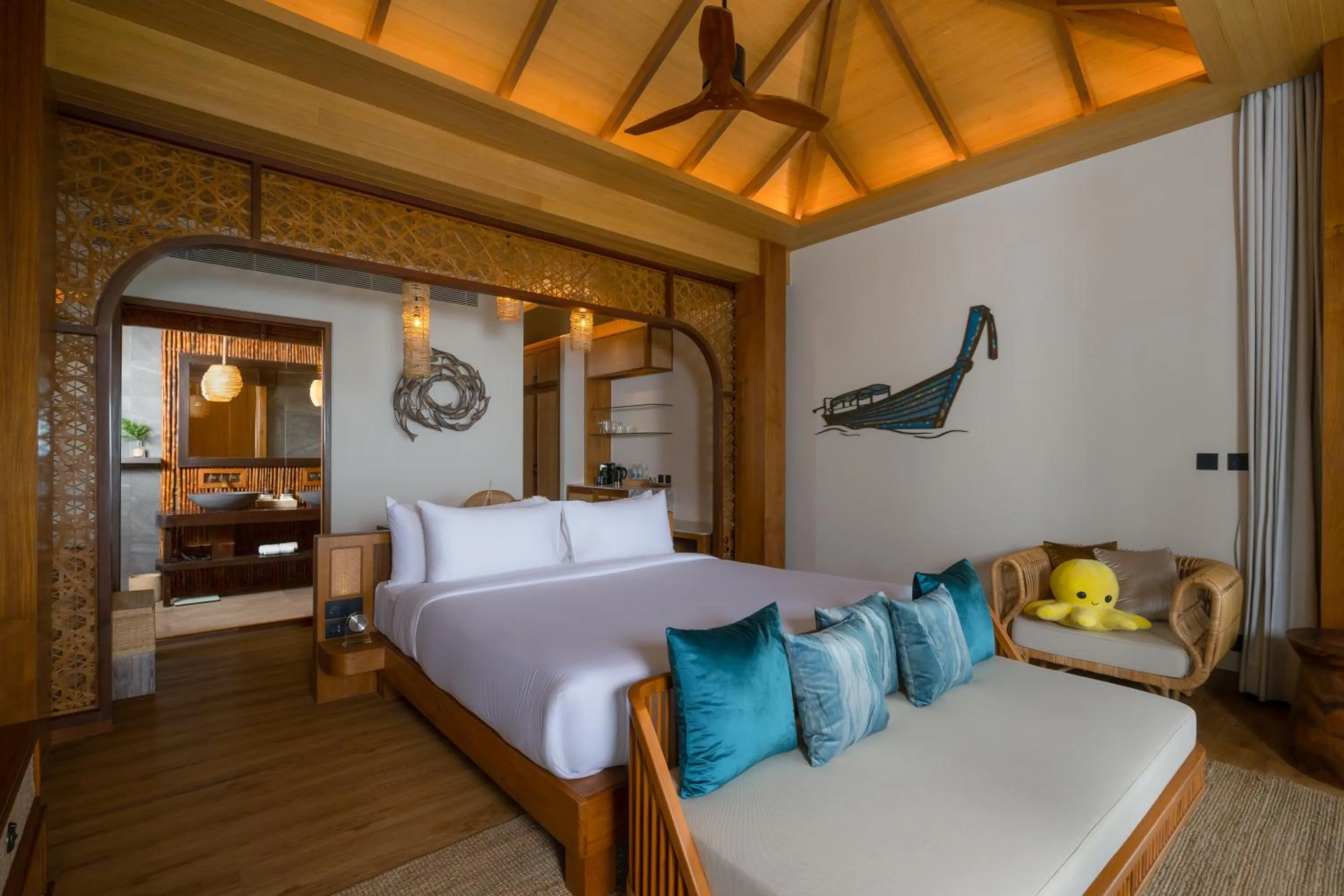 Bedroom, Bed in SINAE Phuket Luxury Hotel
