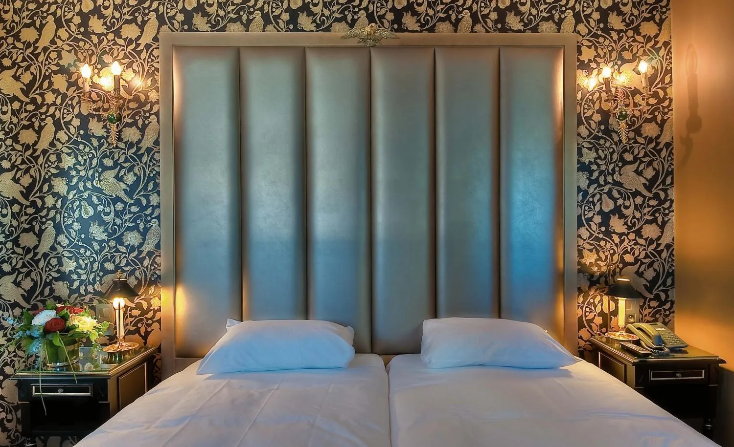 Connecting Double Rooms with view on Invalides in Hotel de L'Empereur by Malone