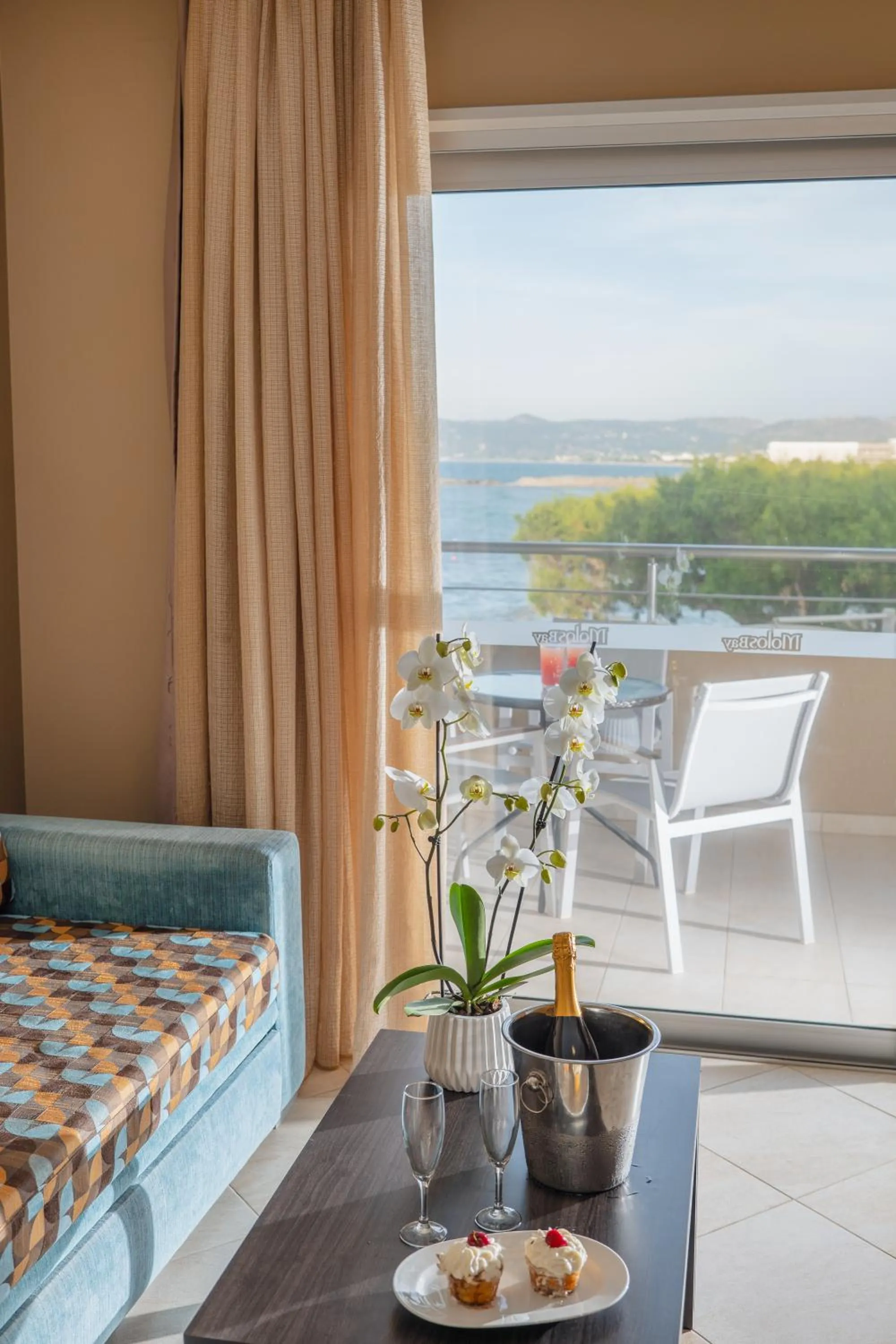 Suite with Side Sea View in Molos Bay Hotel