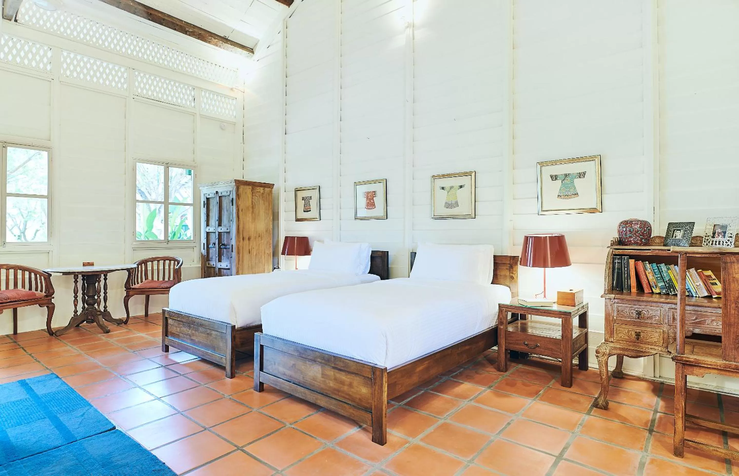 Twin Beds Suite with Private Garden - Estate House 3 in Temple Tree Resort