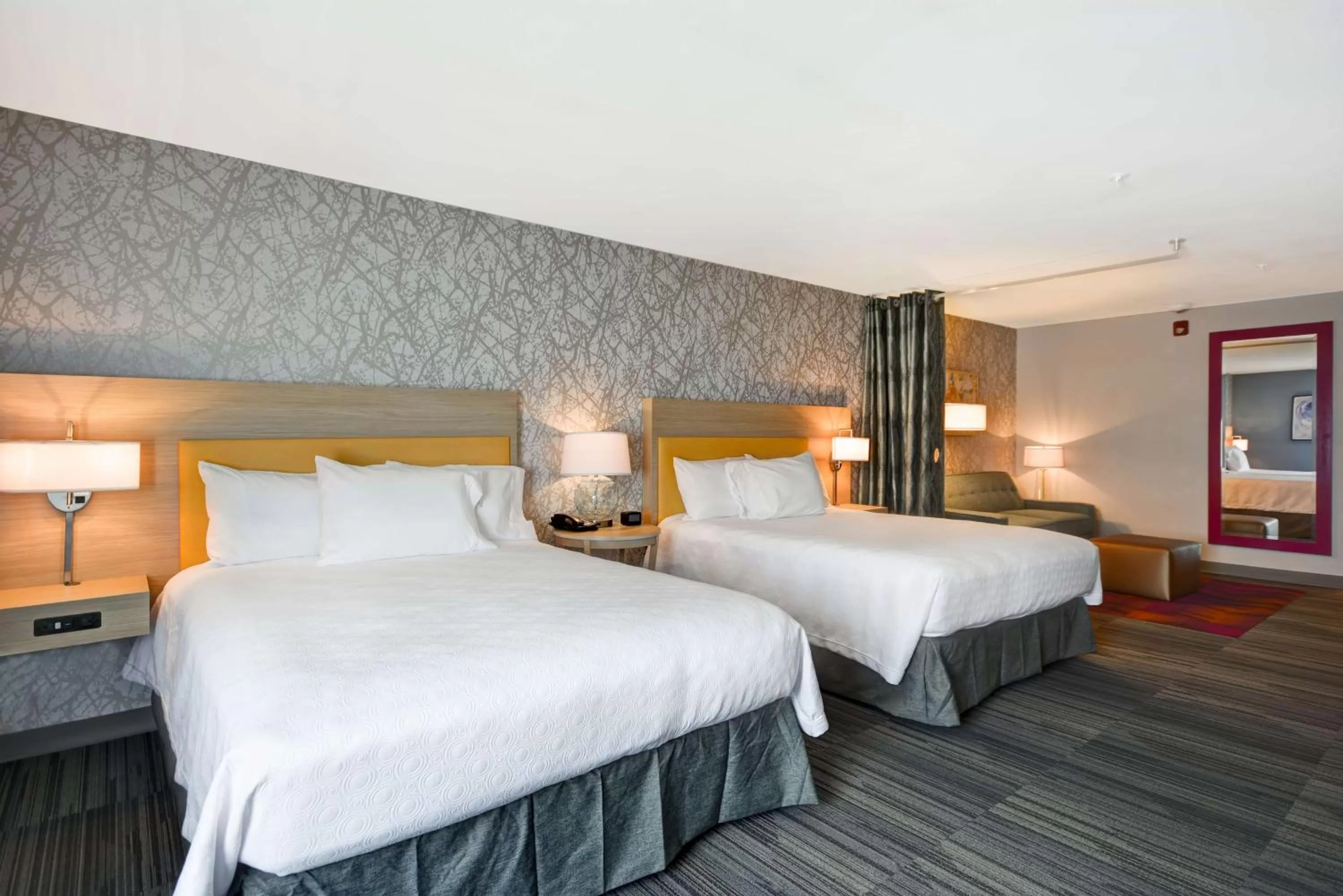 Queen Studio Suite with Two Queen Beds - Non-Smoking in Home2 Suites by Hilton Kansas City KU Medical Center