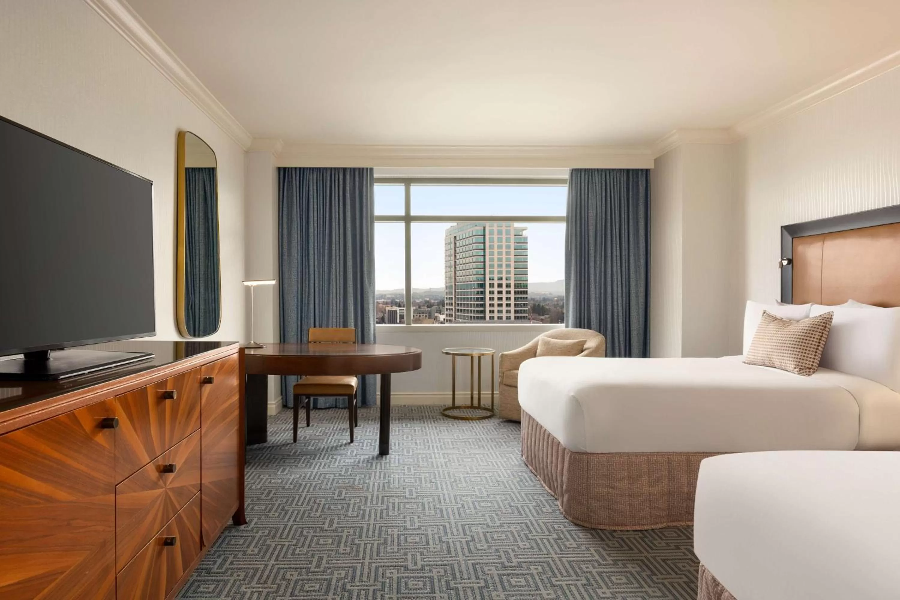 Double Room with Two Double Beds and Roll-In Shower - Mobility Accessible in Signia by Hilton San Jose