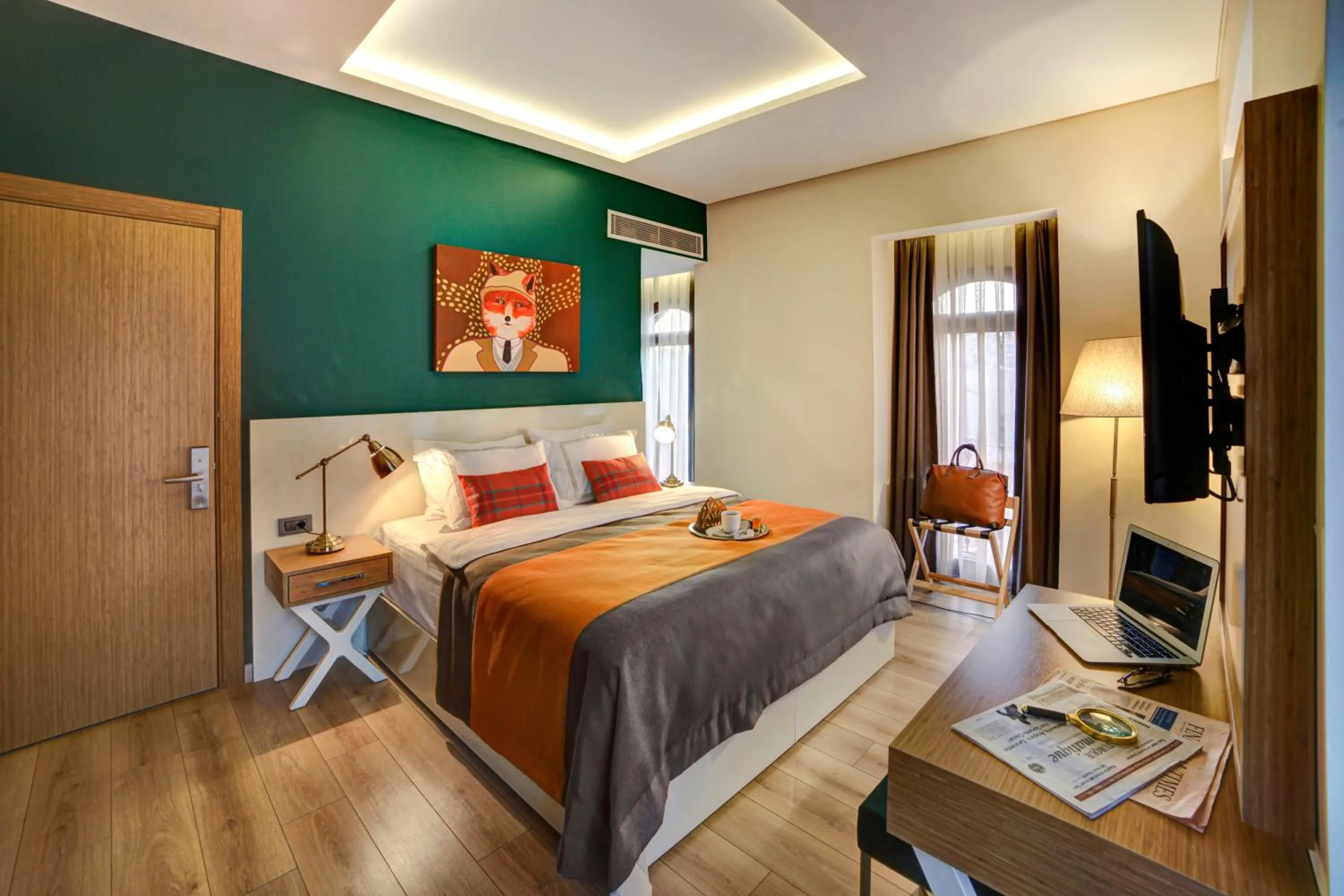 Superior Family Room with French Balcony in The Fox Hotel