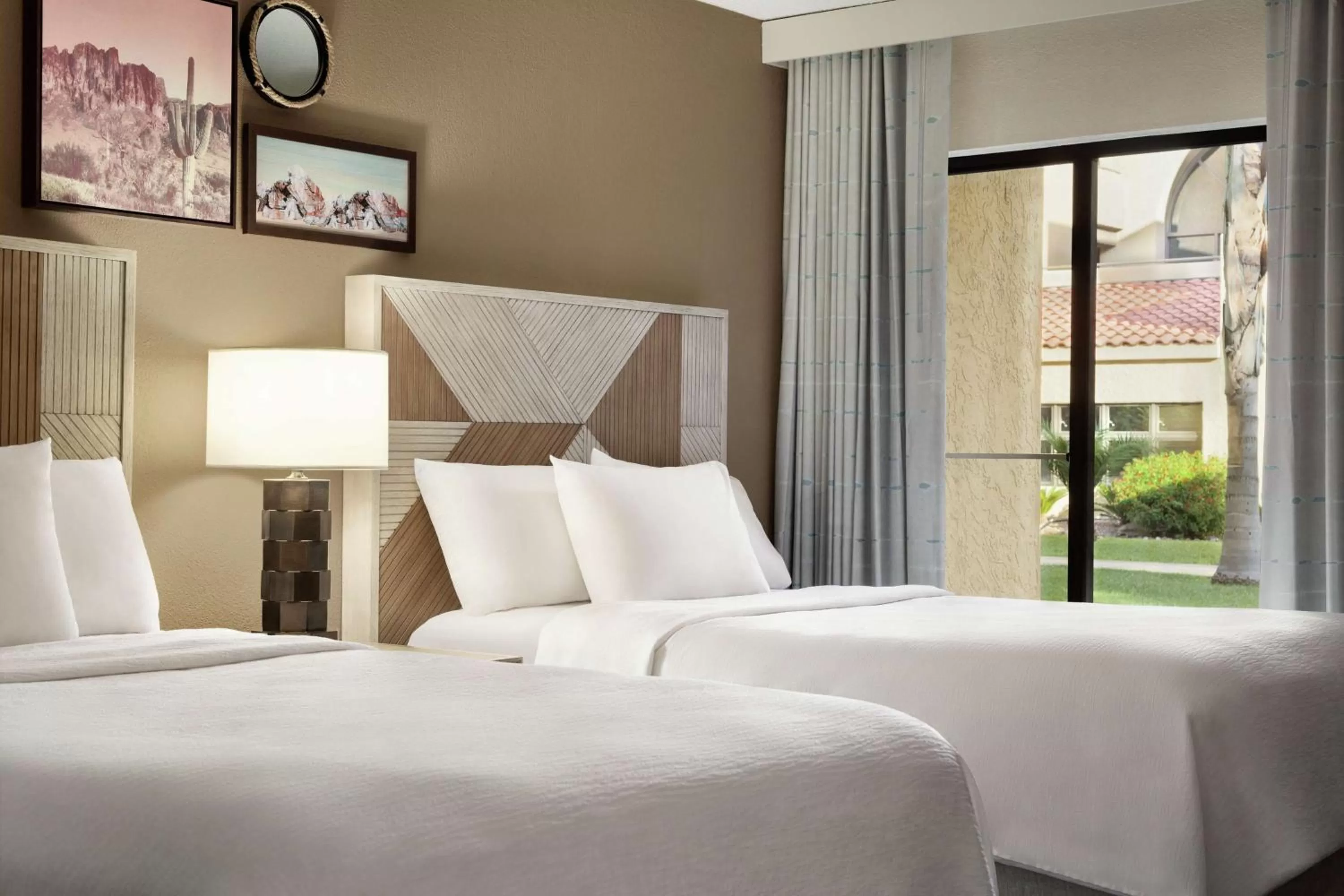 Double Suite with Pool View - Non-Smoking in Embassy Suites by Hilton Phoenix Tempe