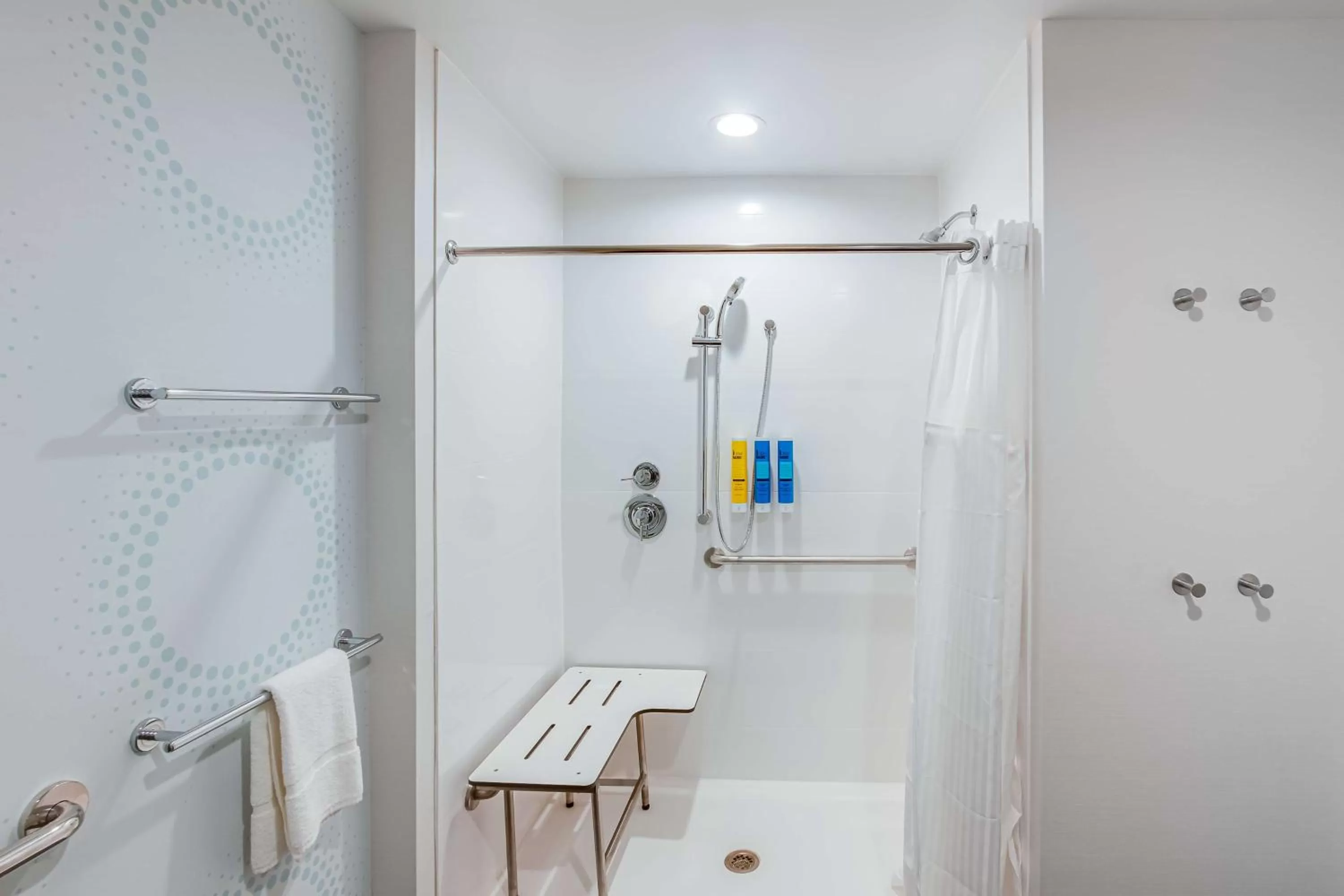 King Room - Mobility/Hearing Accessible with Roll-In Shower in TRU By Hilton Clarksville