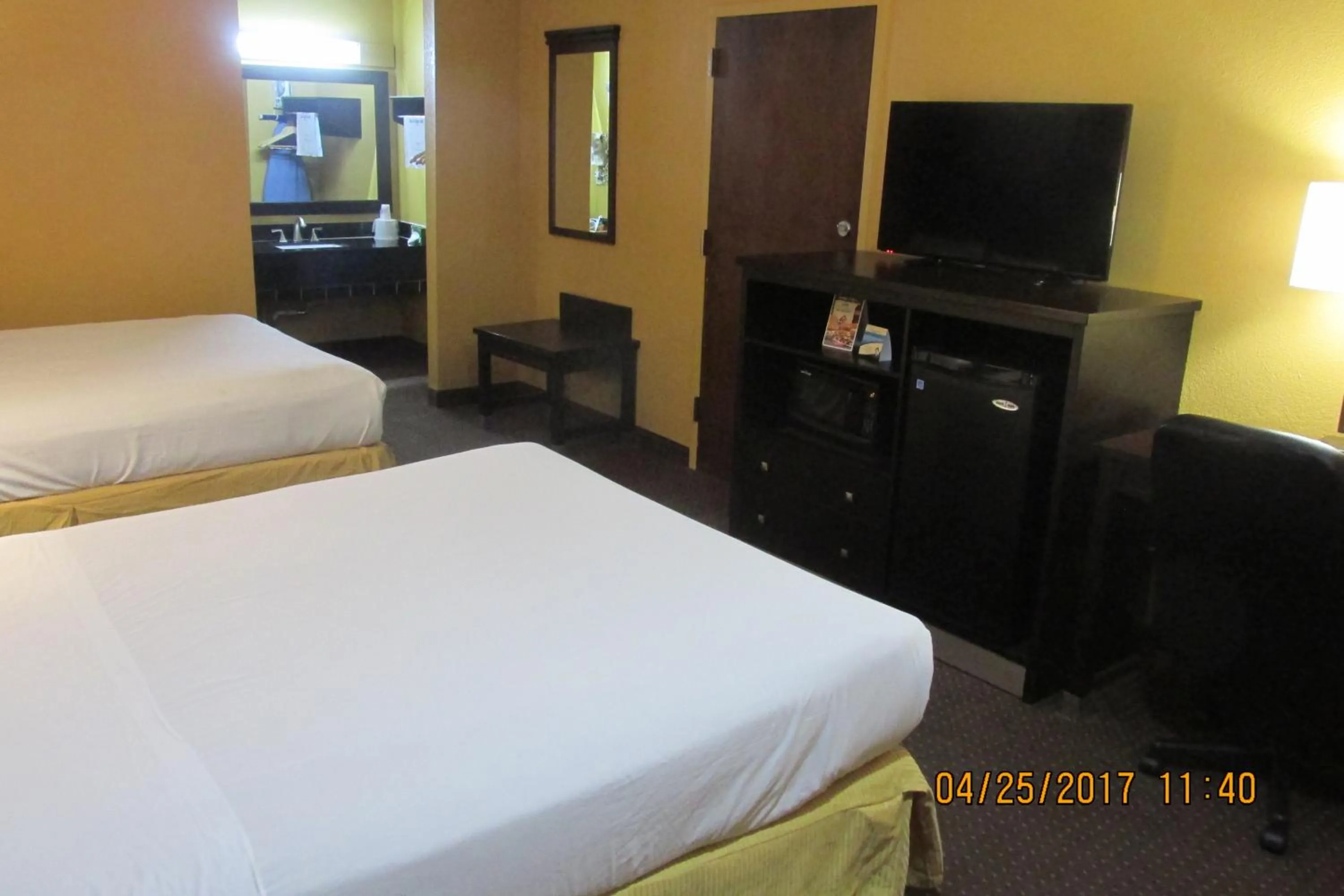 Standard Room with Two Queen Beds Smoking in Americas Best Value Inn Byram