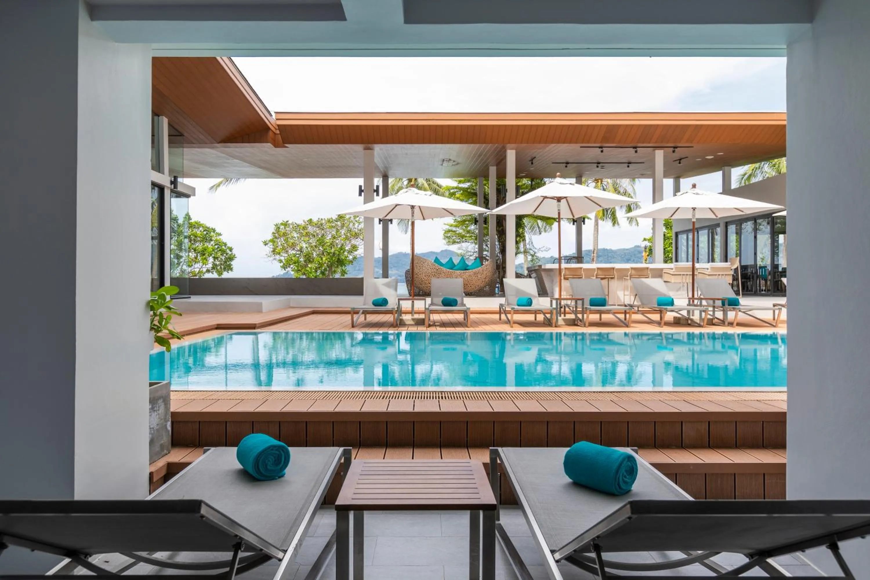 Deluxe Double or Twin Room with Pool Access Terrace in LIV Hotel Phuket Patong Beachfront