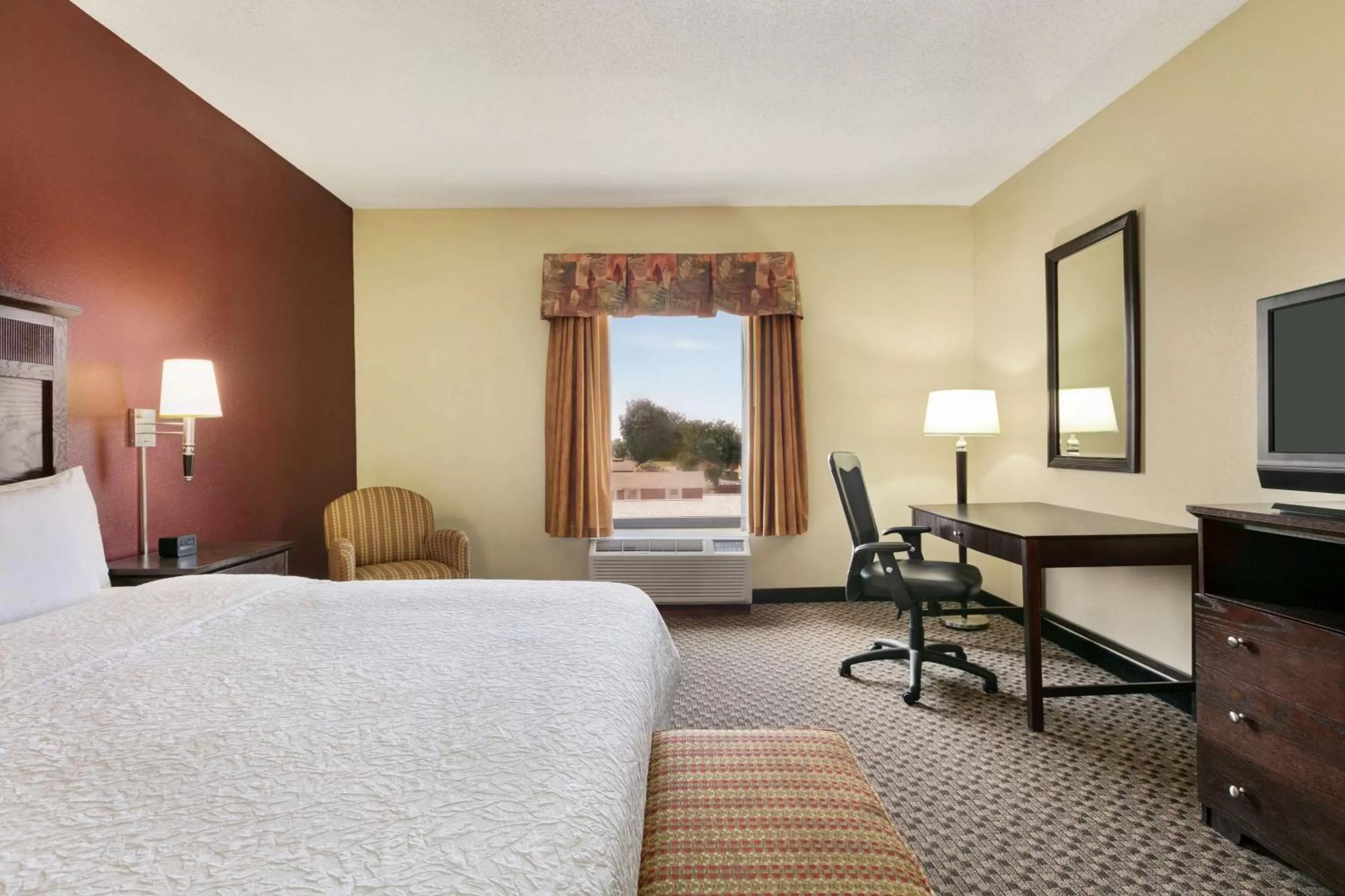 King Room with Accessible Tub - Mobility and Hearing Access/Non-Smoking in Hampton Inn & Suites Lawton