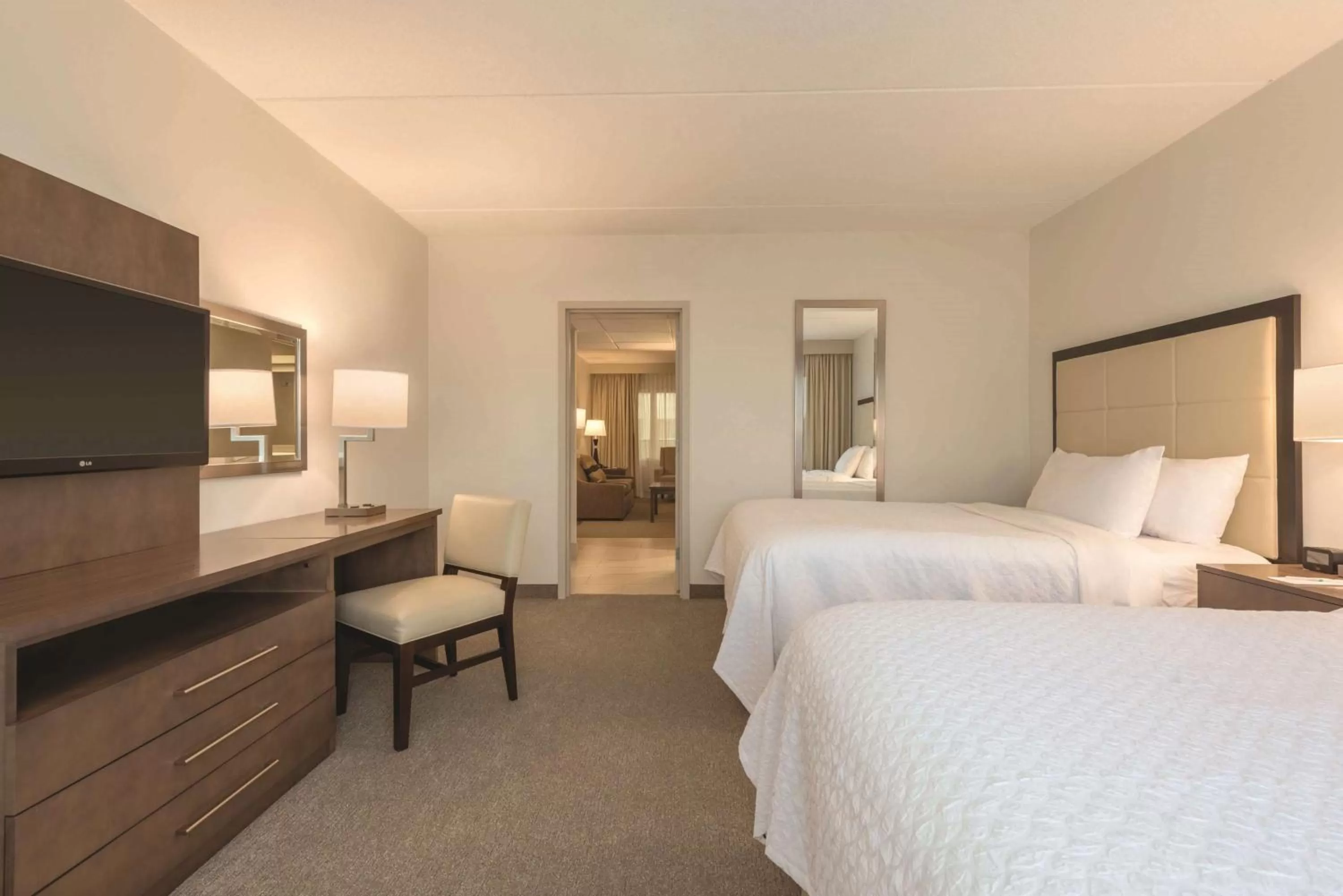 Double Queen Suite in Embassy Suites by Hilton Milwaukee Brookfield