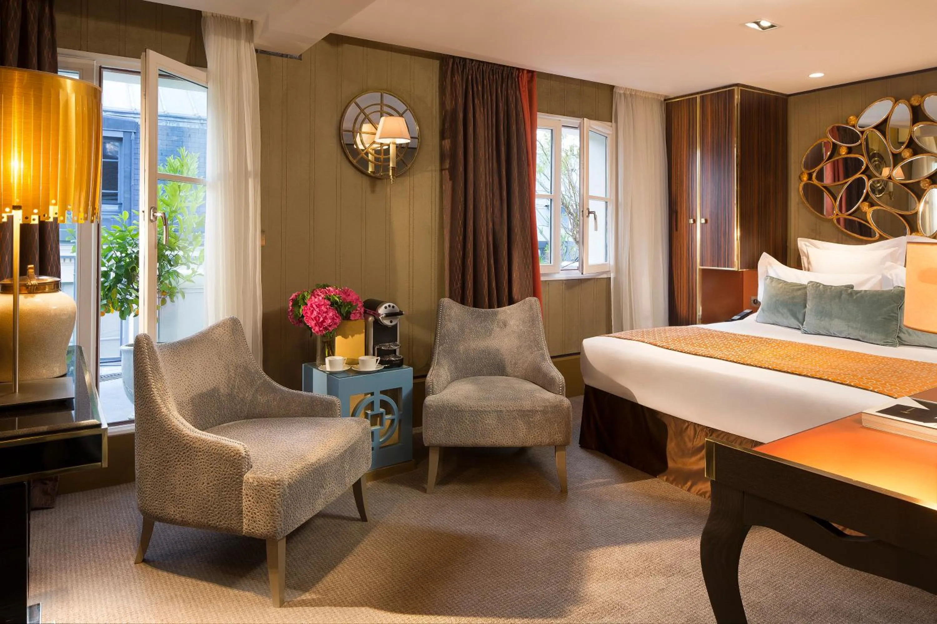 Deluxe Double Room with Terrace in Hôtel Baume