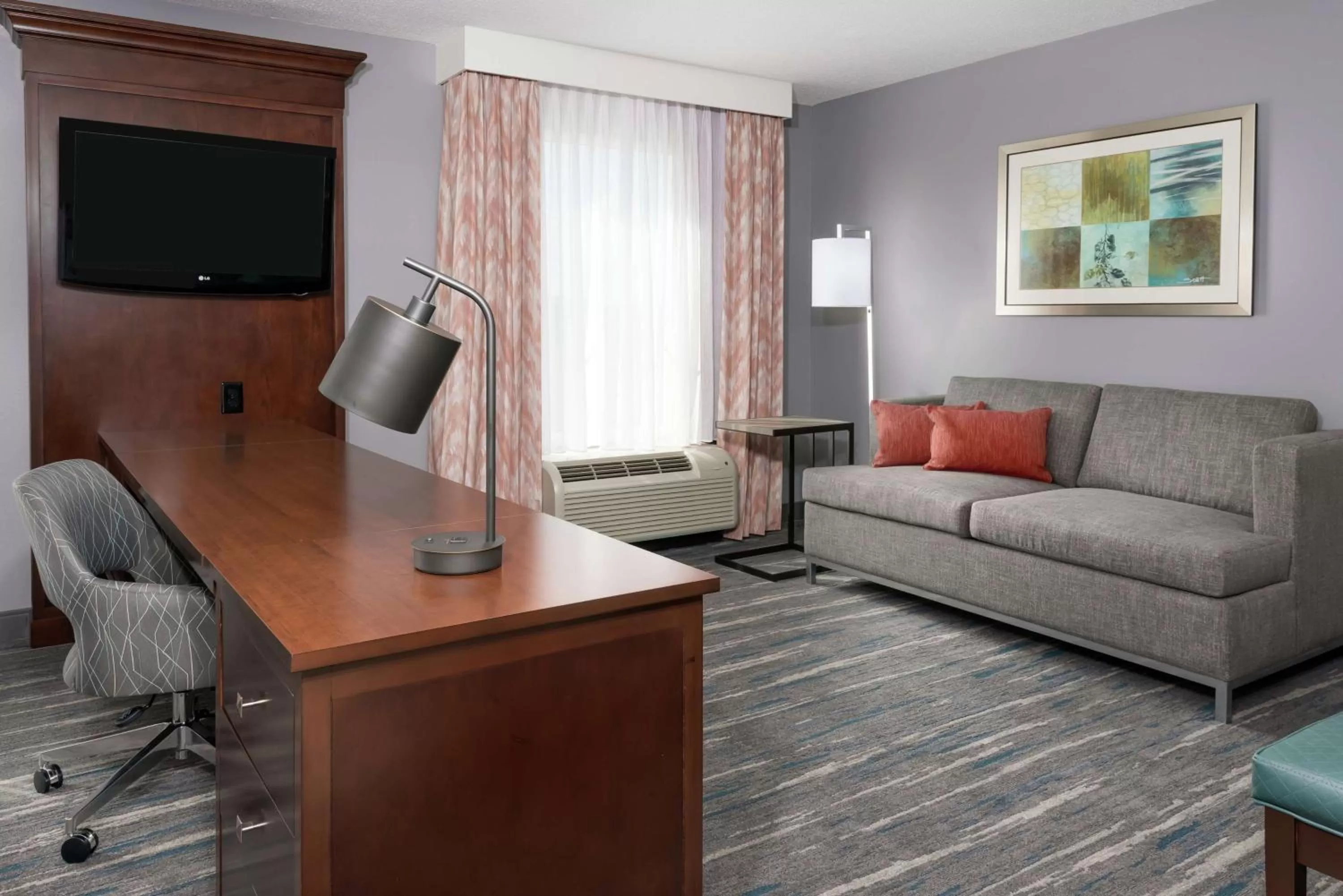 Queen Studio Suite with Two Queen Beds - Non-Smoking in Hampton Inn & Suites Orlando Airport at Gateway Village