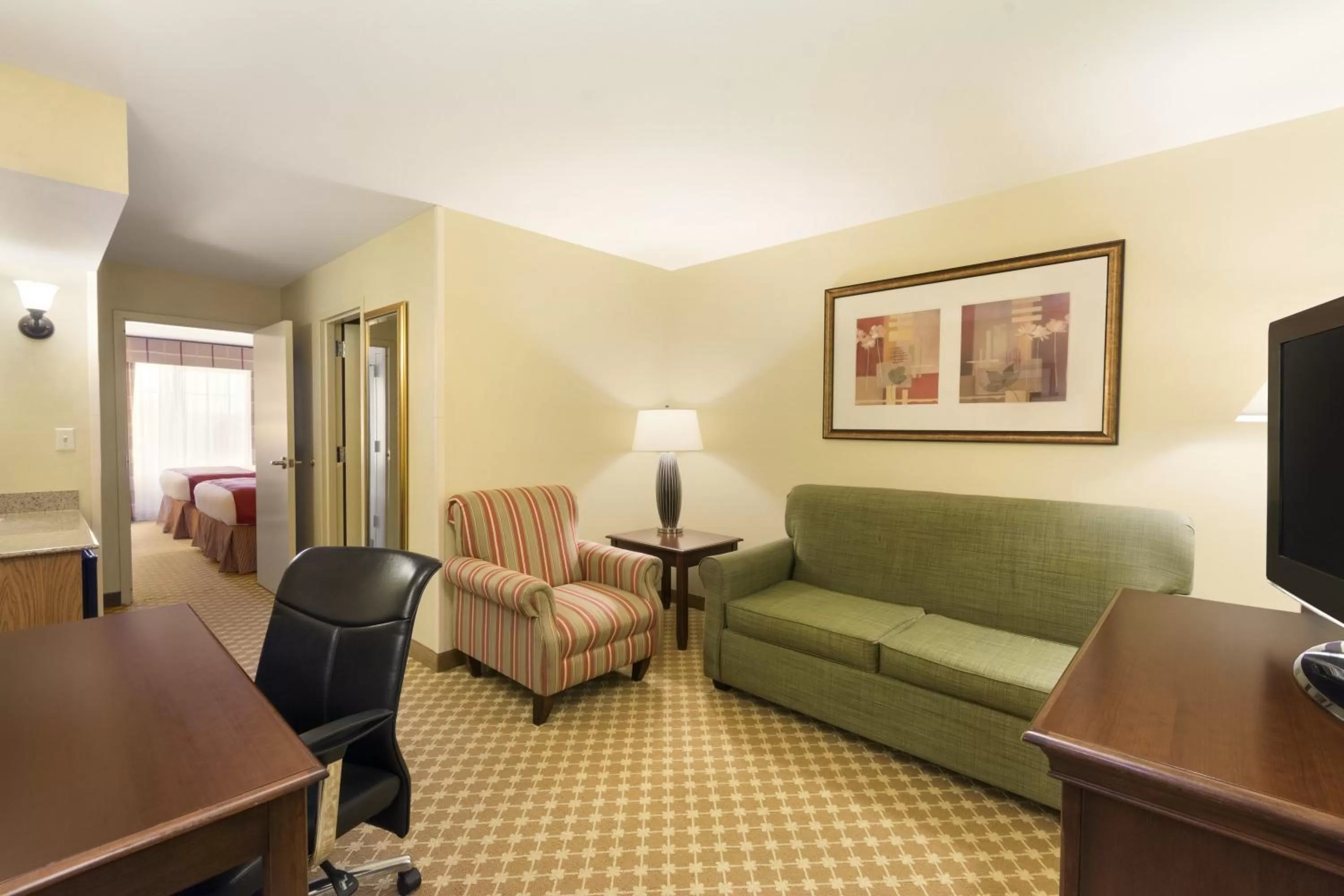 One-Bedroom Suite with Two Queen Beds and Sofa Bed - Non-Smoking in Country Inn & Suites by Radisson, Covington, LA