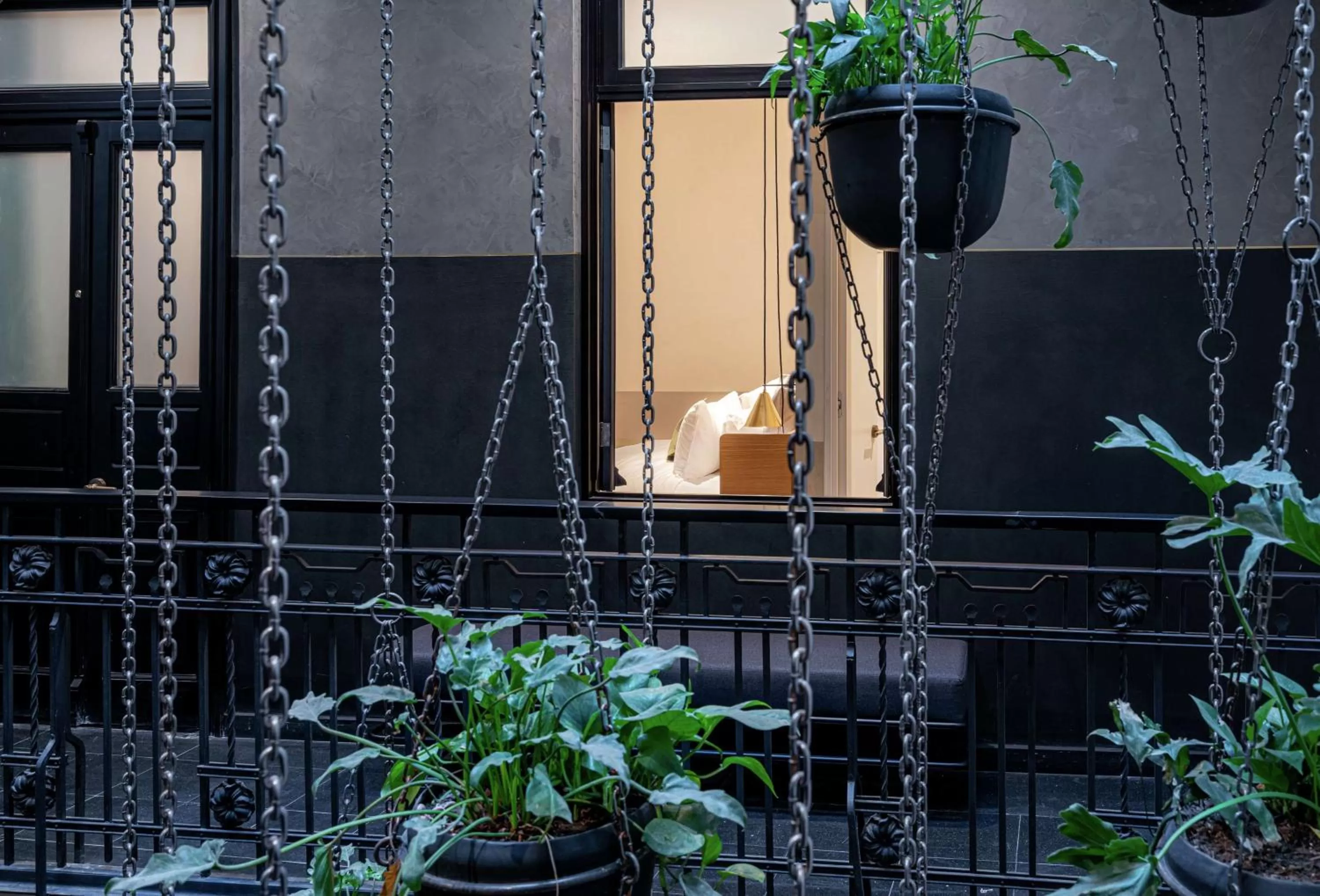 King Guest Room with indoor Balcony in Umbral, Curio Collection By Hilton