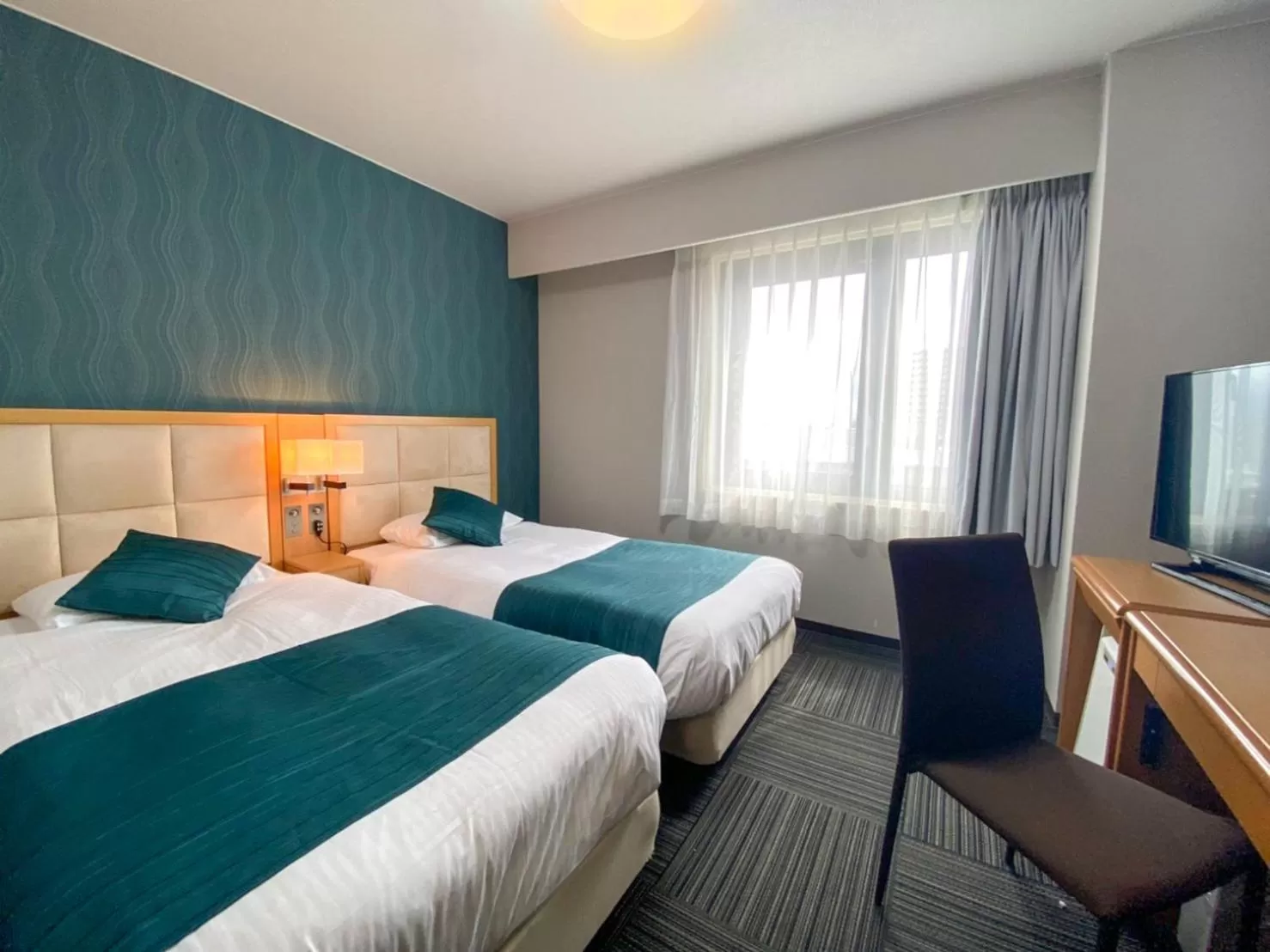 Twin Room - Smoking in Hotel Sunroute Hikone