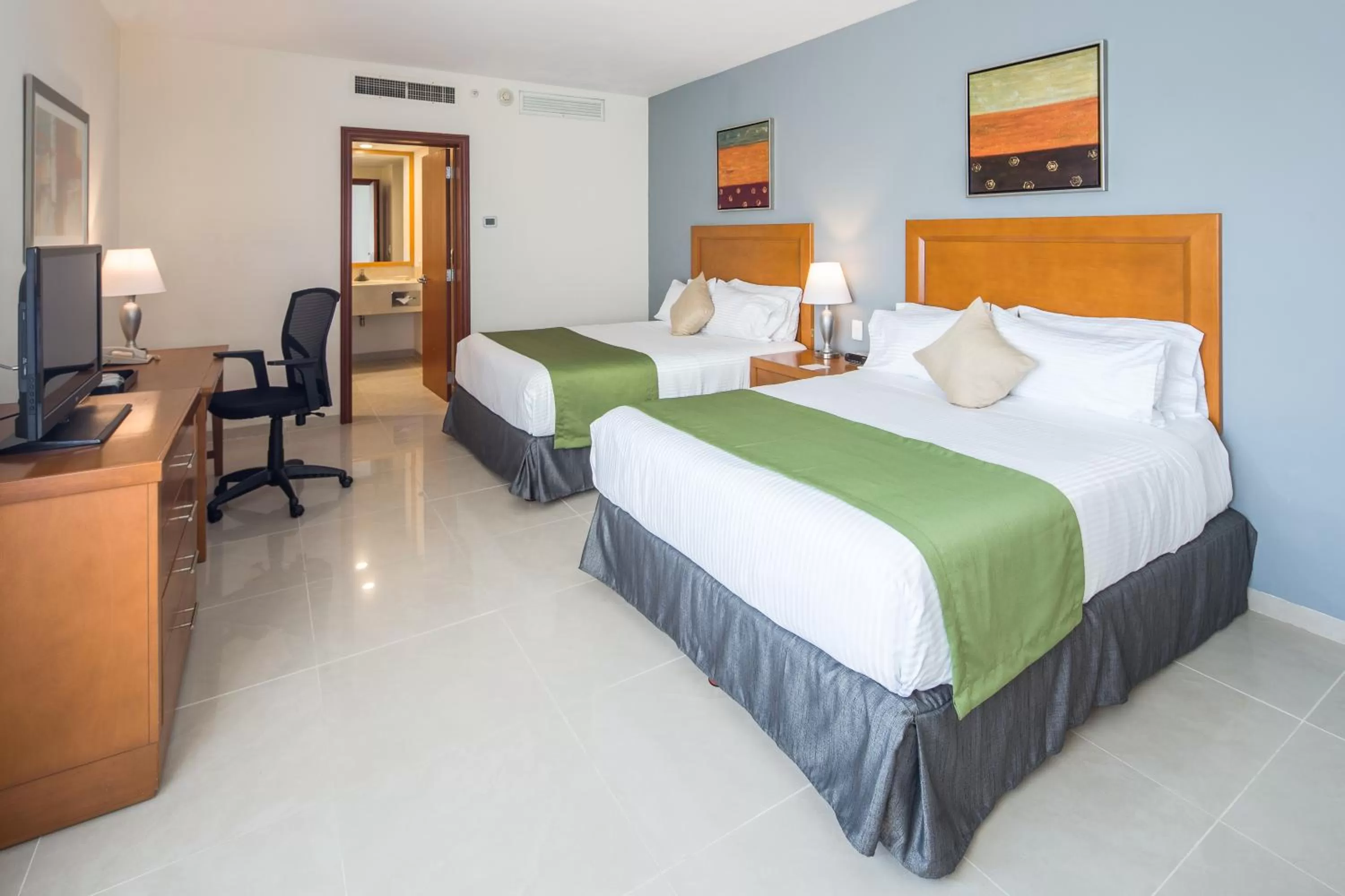 Superior Queen Room with Two Queen Beds - Non-Smoking in Wyndham Garden Playa del Carmen