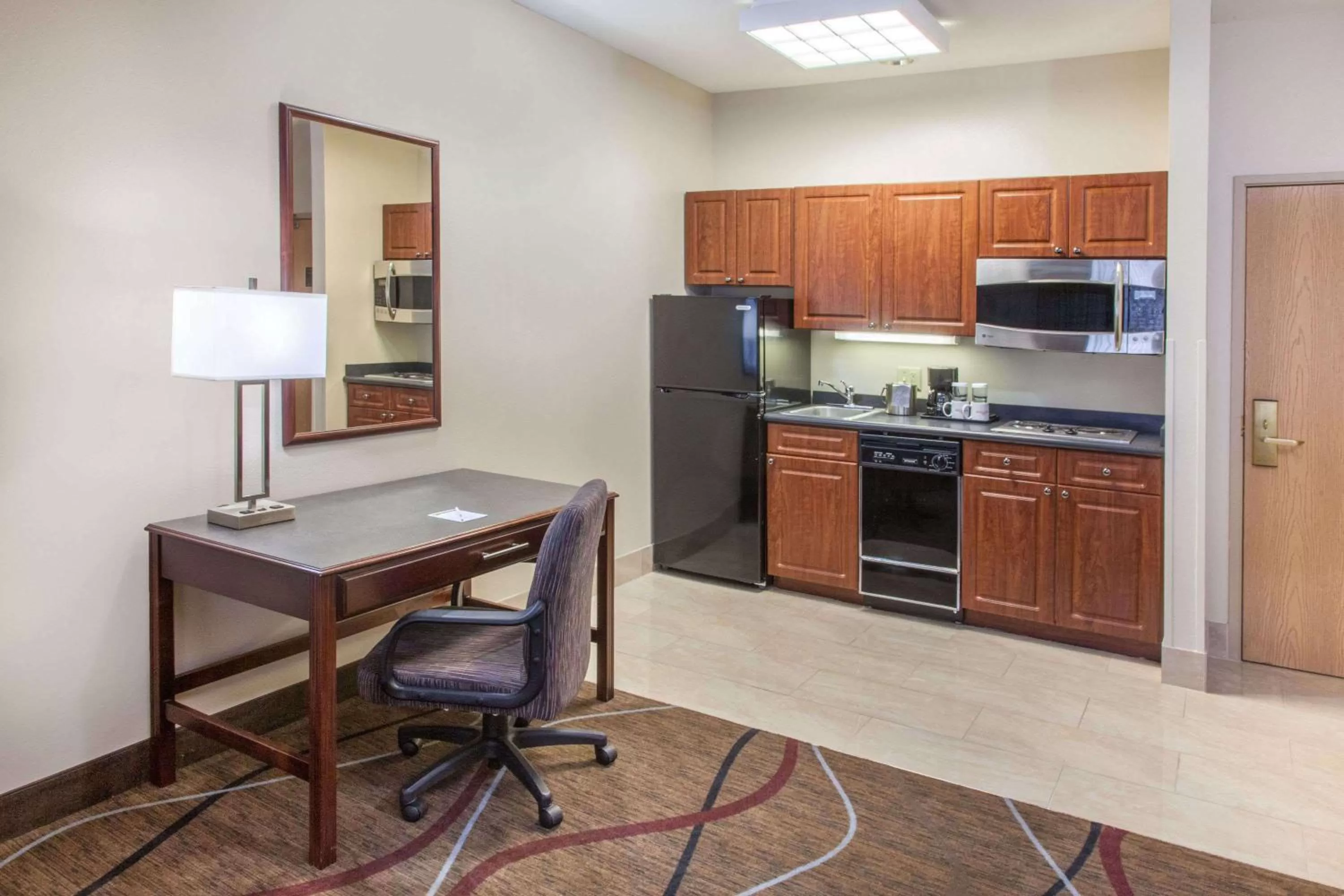 Queen Room with Two Queen Beds - Non-Smoking in Hawthorn Extended Stay by Wyndham Bloomington