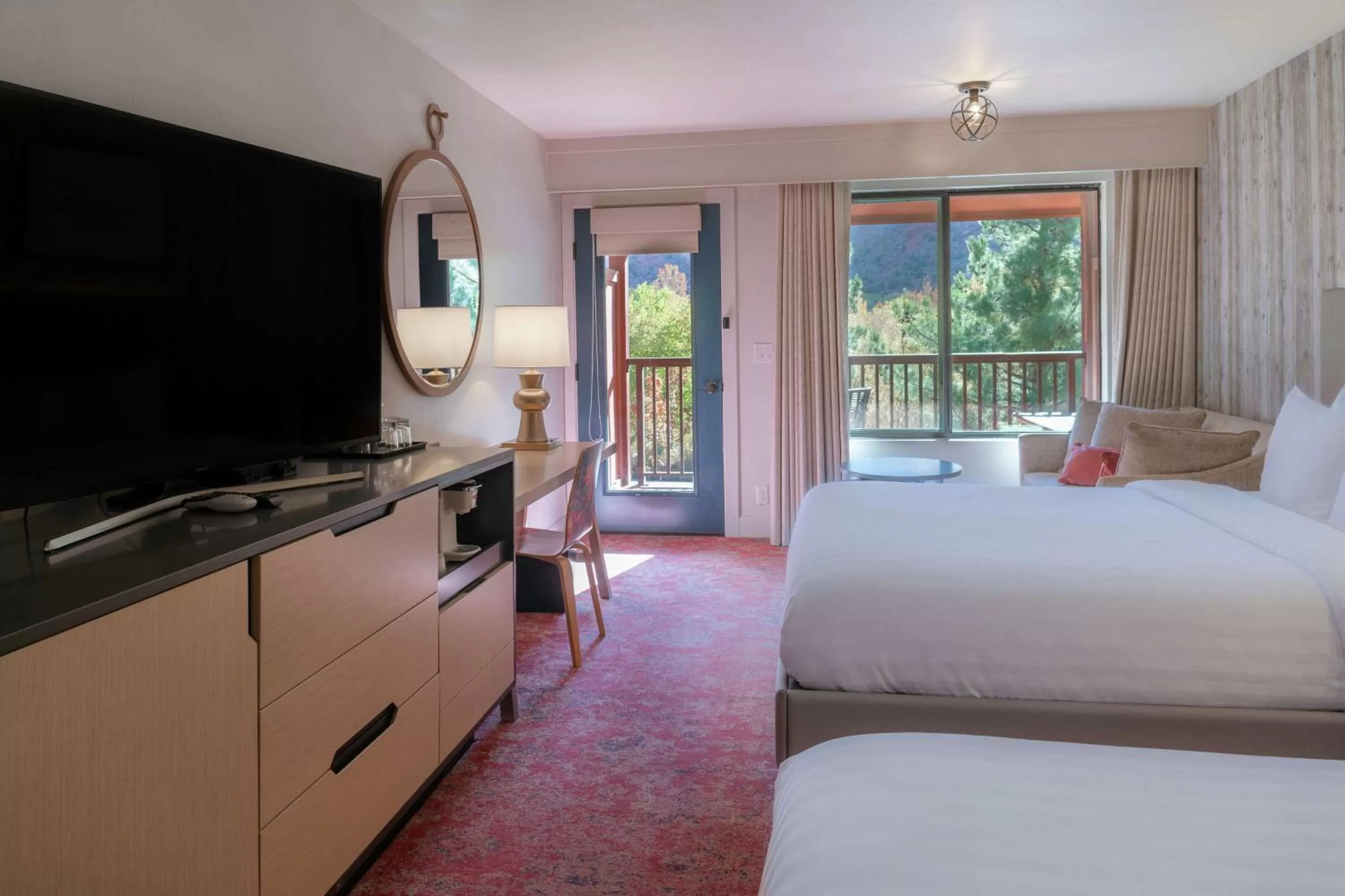 Queen Room with Two Queen Beds - Hearing Accessible in Cliffrose Springdale, Curio Collection By Hilton