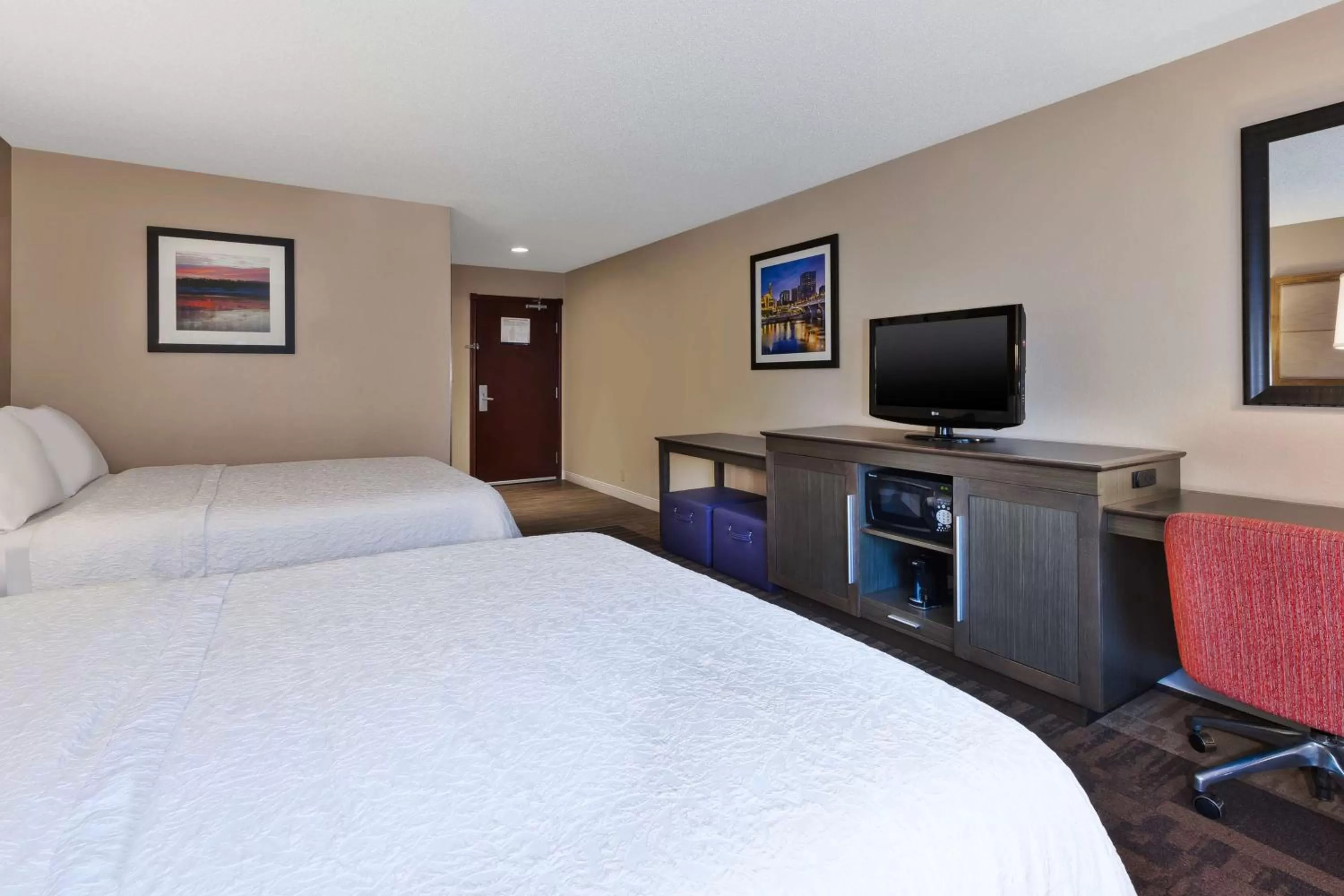 Room with Two Queen Beds - Non-Smoking in Hampton Inn Waterbury