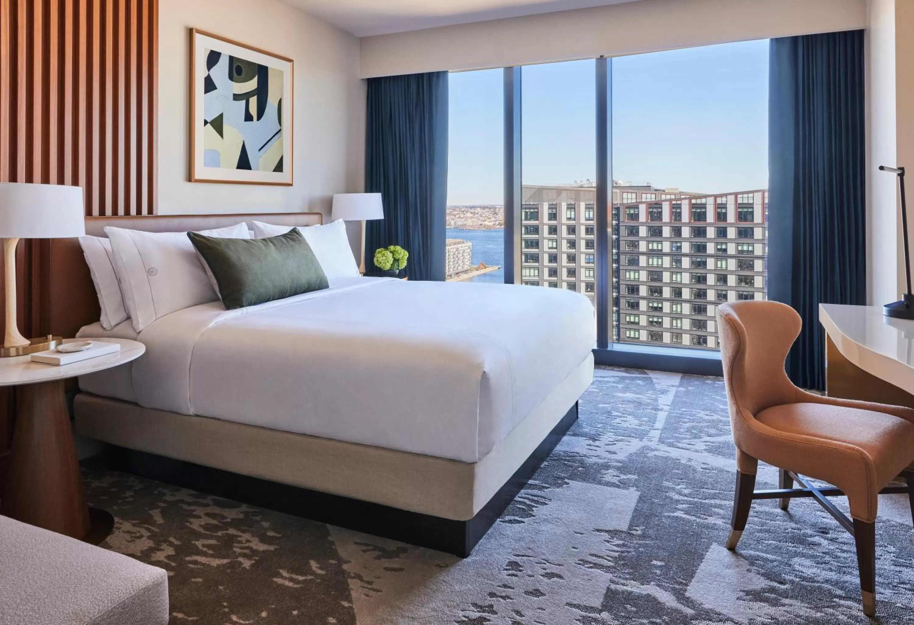 Premier Patron Tower Room 1 King Bed - single occupancy in Omni Boston Hotel at the Seaport