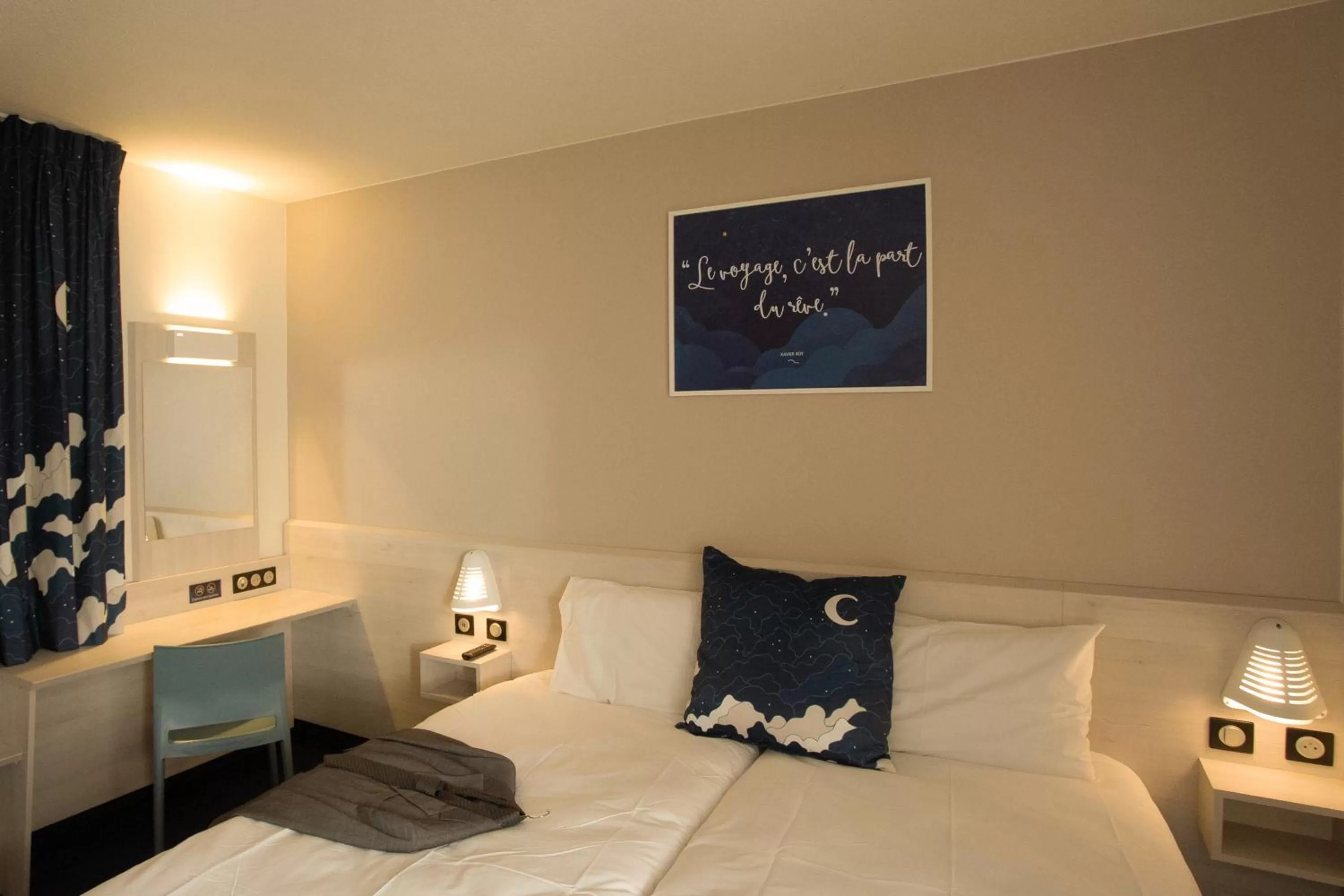 Twin Room in ACE Hôtel Lyon Vénissieux Parc des Expositions