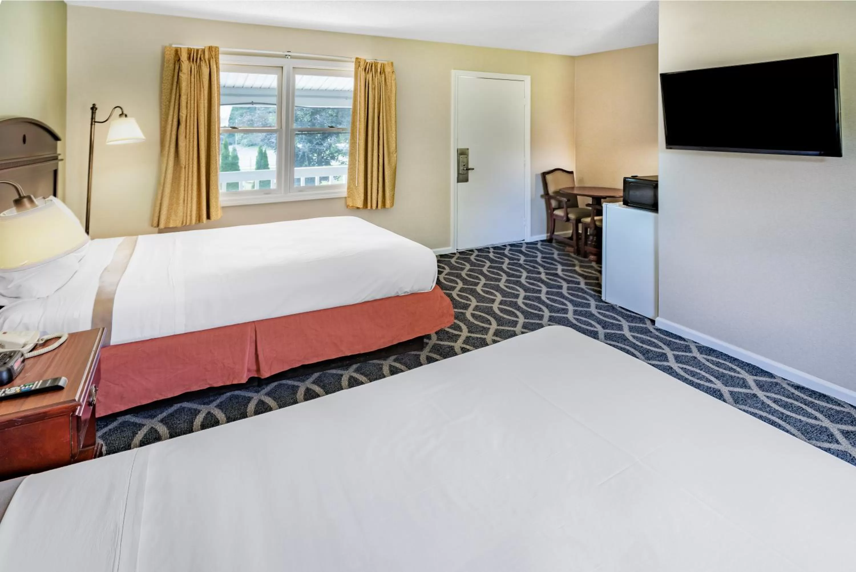 Queen Room with Two Queen Beds - Non-Smoking in Travelodge by Wyndham Great Barrington Berkshires