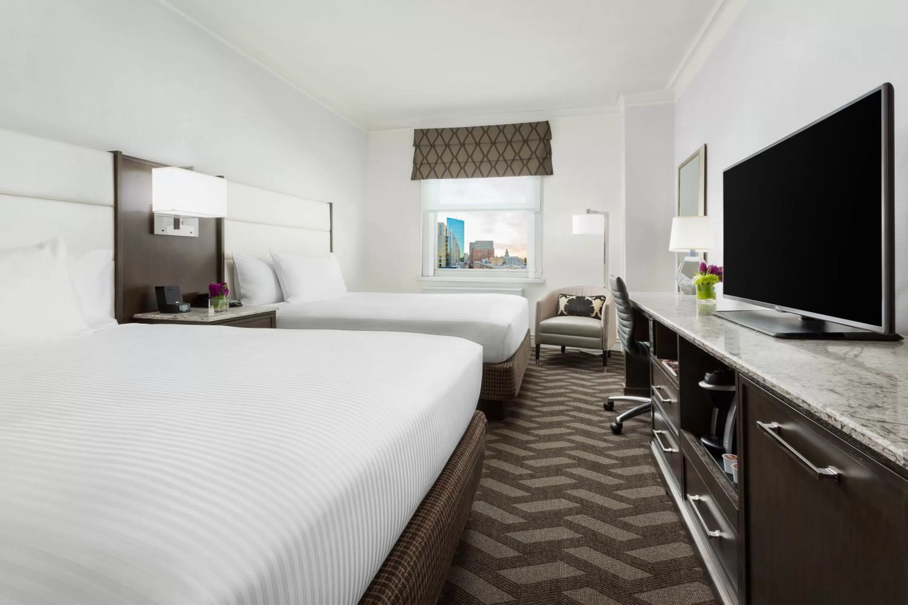 Queen Room with Two Queen Beds in Hilton Boston Park Plaza