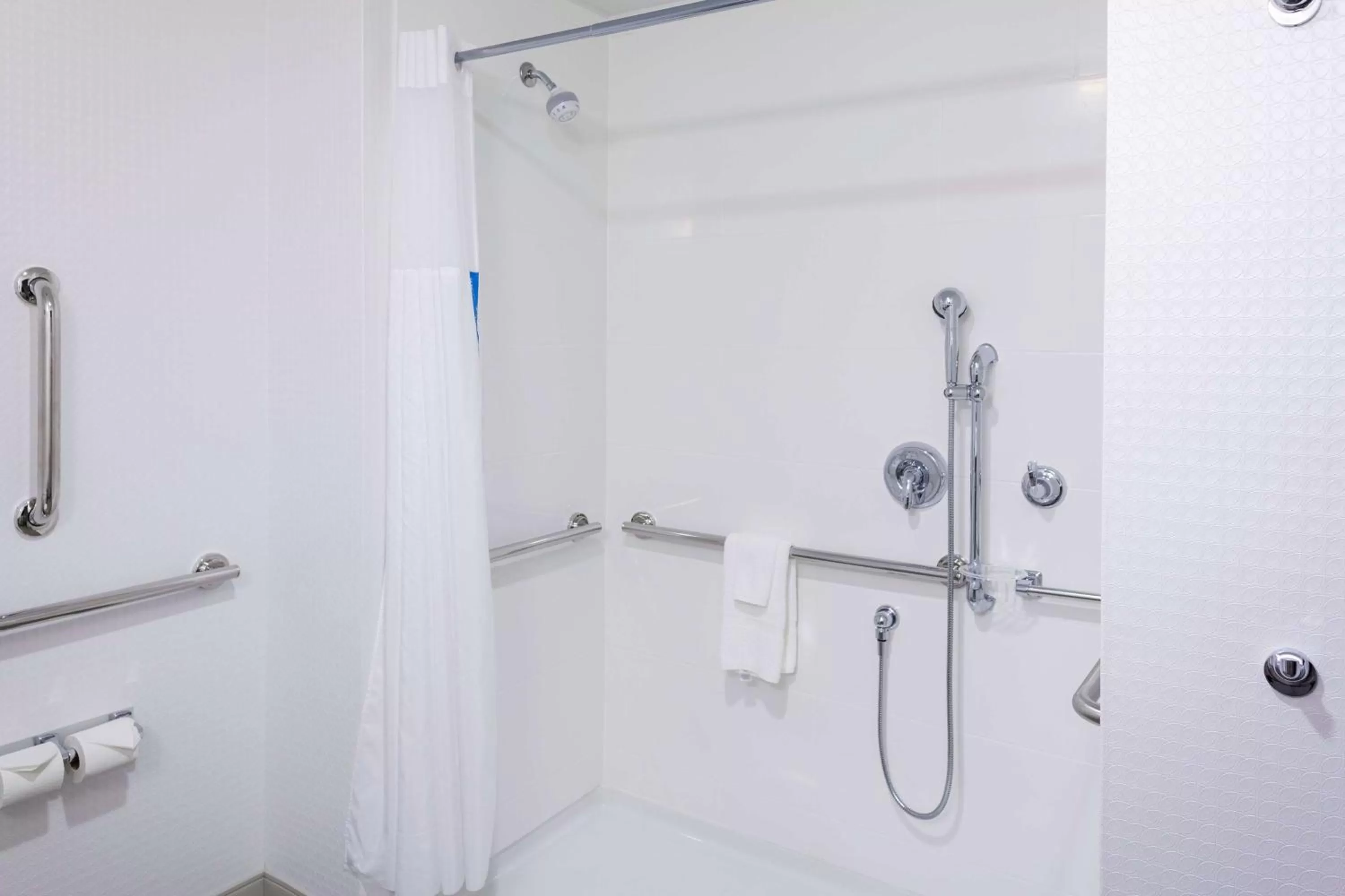 King Room with Roll-In Shower - Mobility Access/Non-Smoking in Hampton Inn & Suites Chicago-Burr Ridge