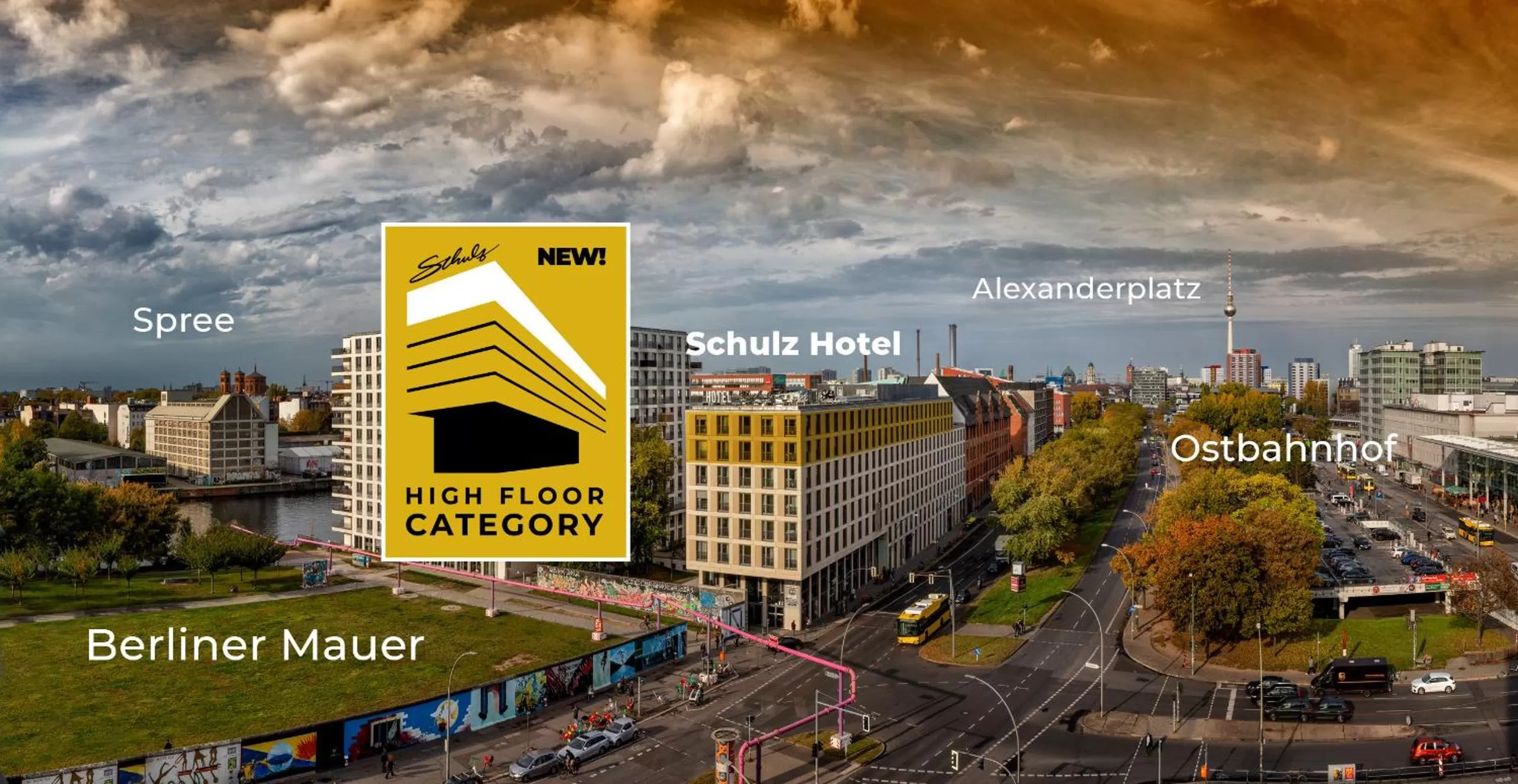 Superior Family Room in Schulz Hotel Berlin Wall at the East Side Gallery