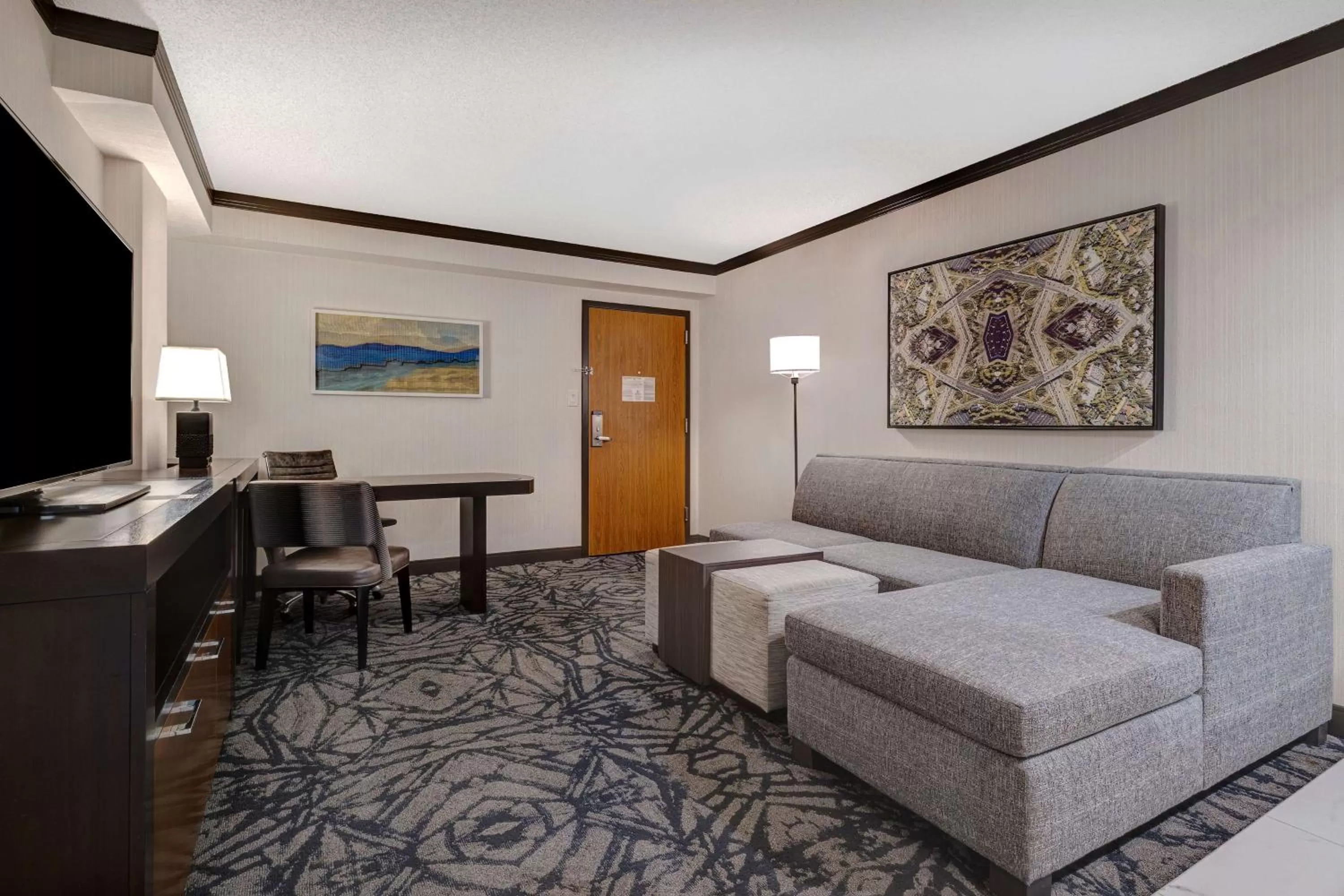 Two-Bedroom Suite with Mountain View in Embassy Suites by Hilton Santa Clara Silicon Valley