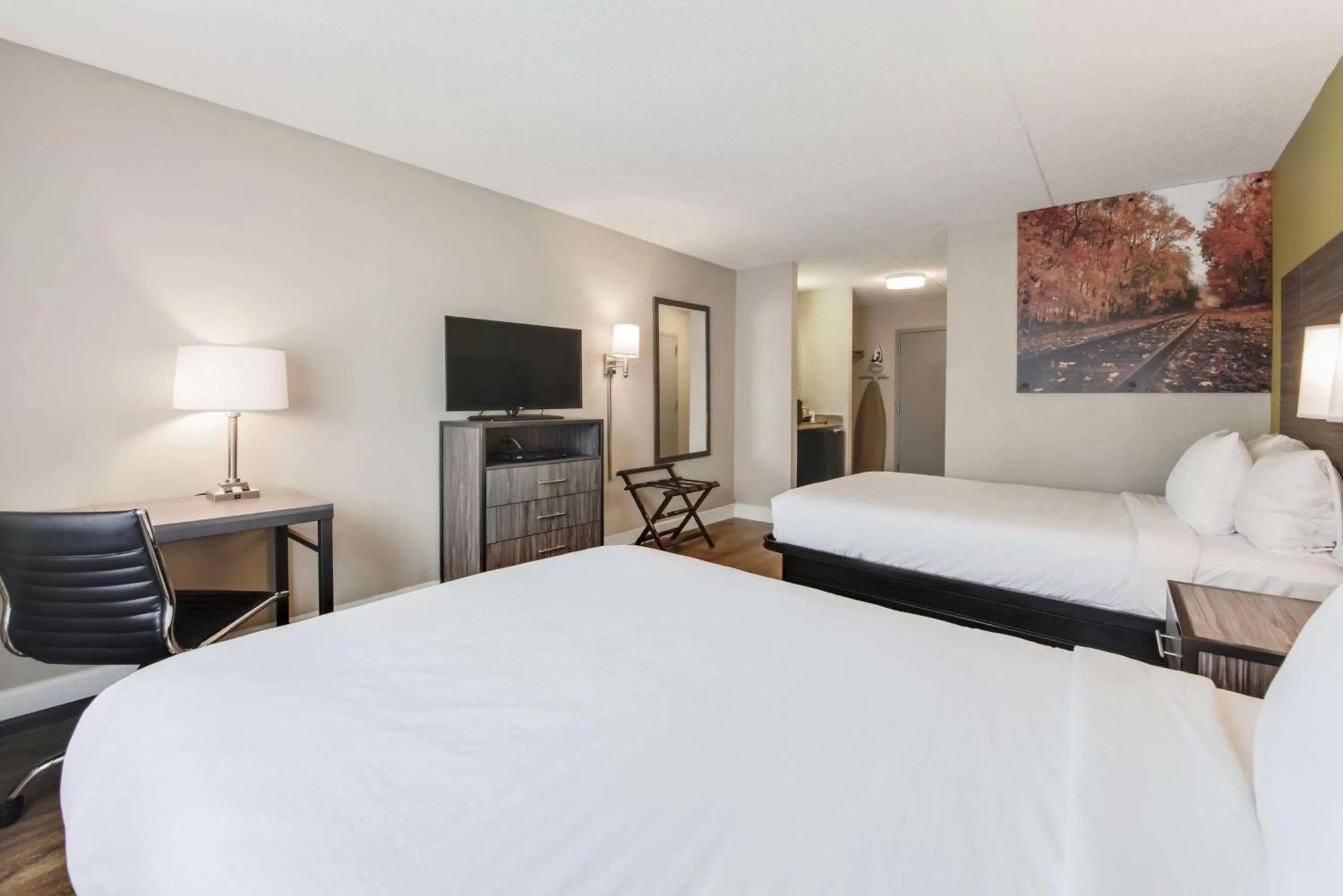 Double Room with Two Double Beds - Pet-Friendly in SureStay Plus Hotel by Best Western McGuire AFB Jackson