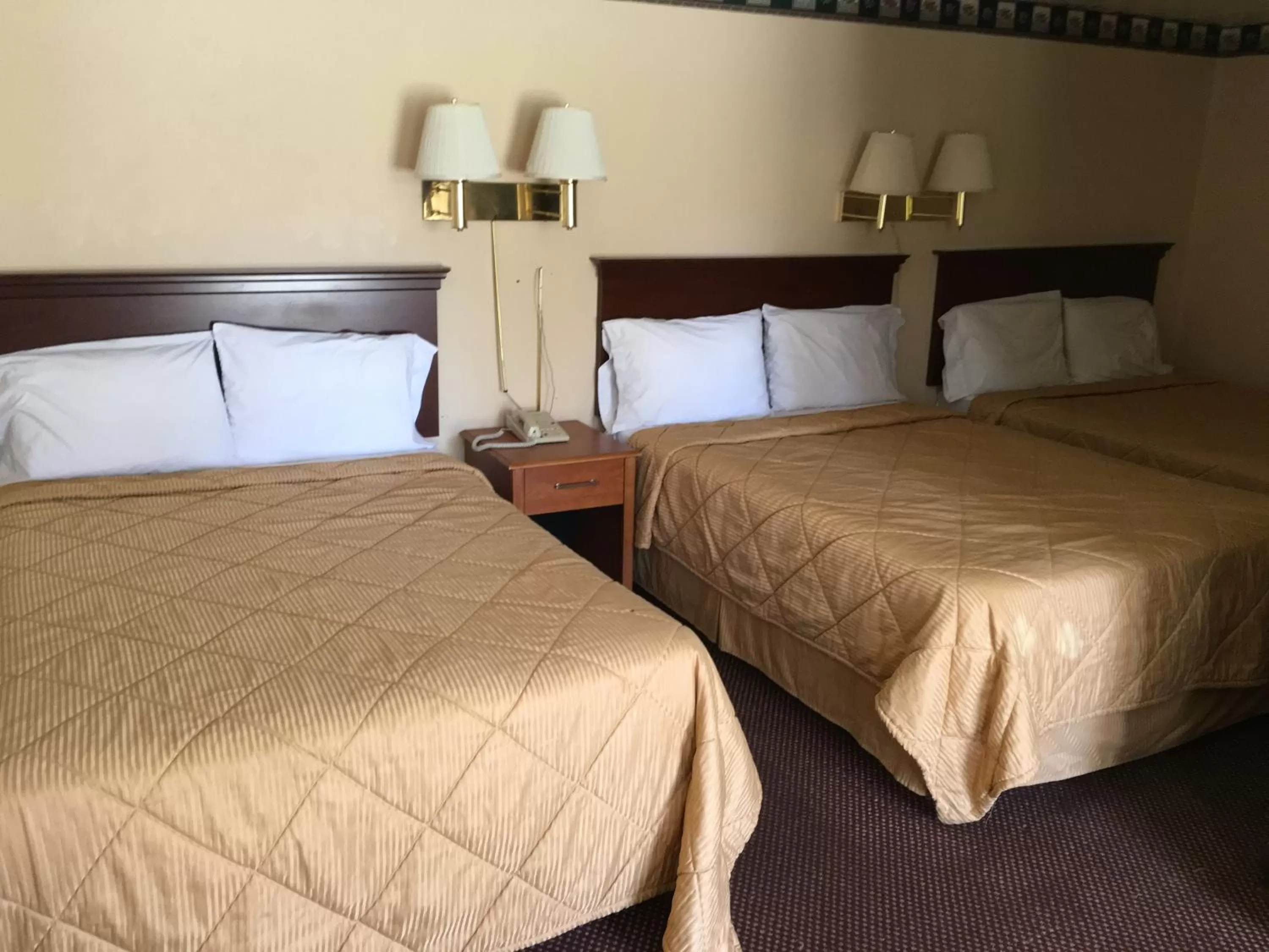 Double Room with Three Double Beds in Red Carpet Inn - Gettysburg