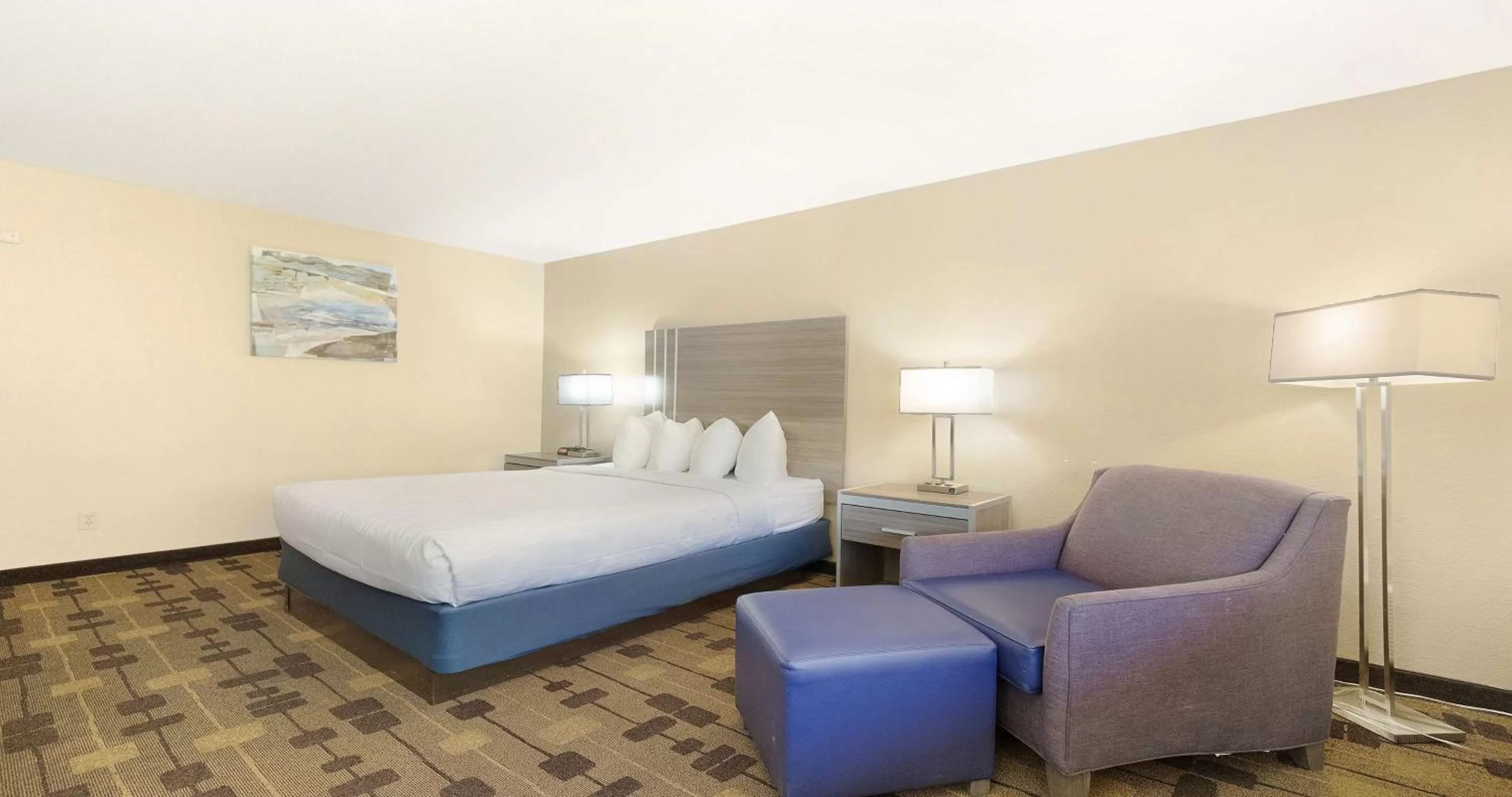 King Room with Roll-In Shower - Disability Access in Best Western Amador Inn