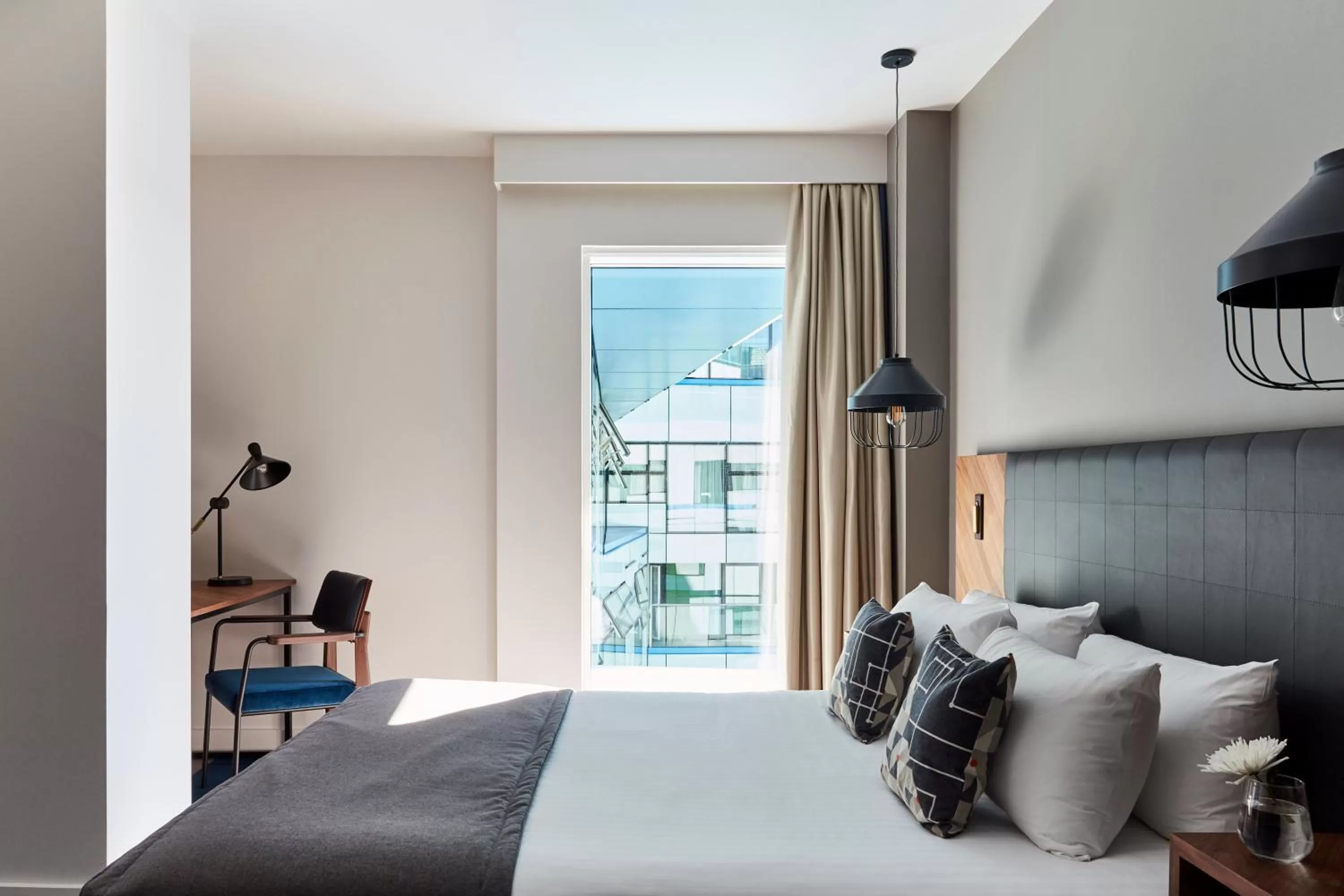 Double Room - Disability Access Roll in Shower in The Cube Hotel Birmingham