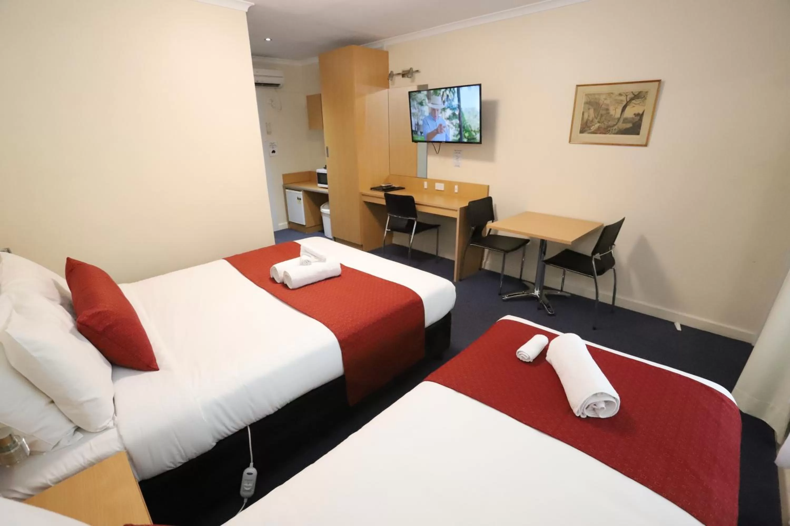 Twin Room in Townhouse Motel Cowra