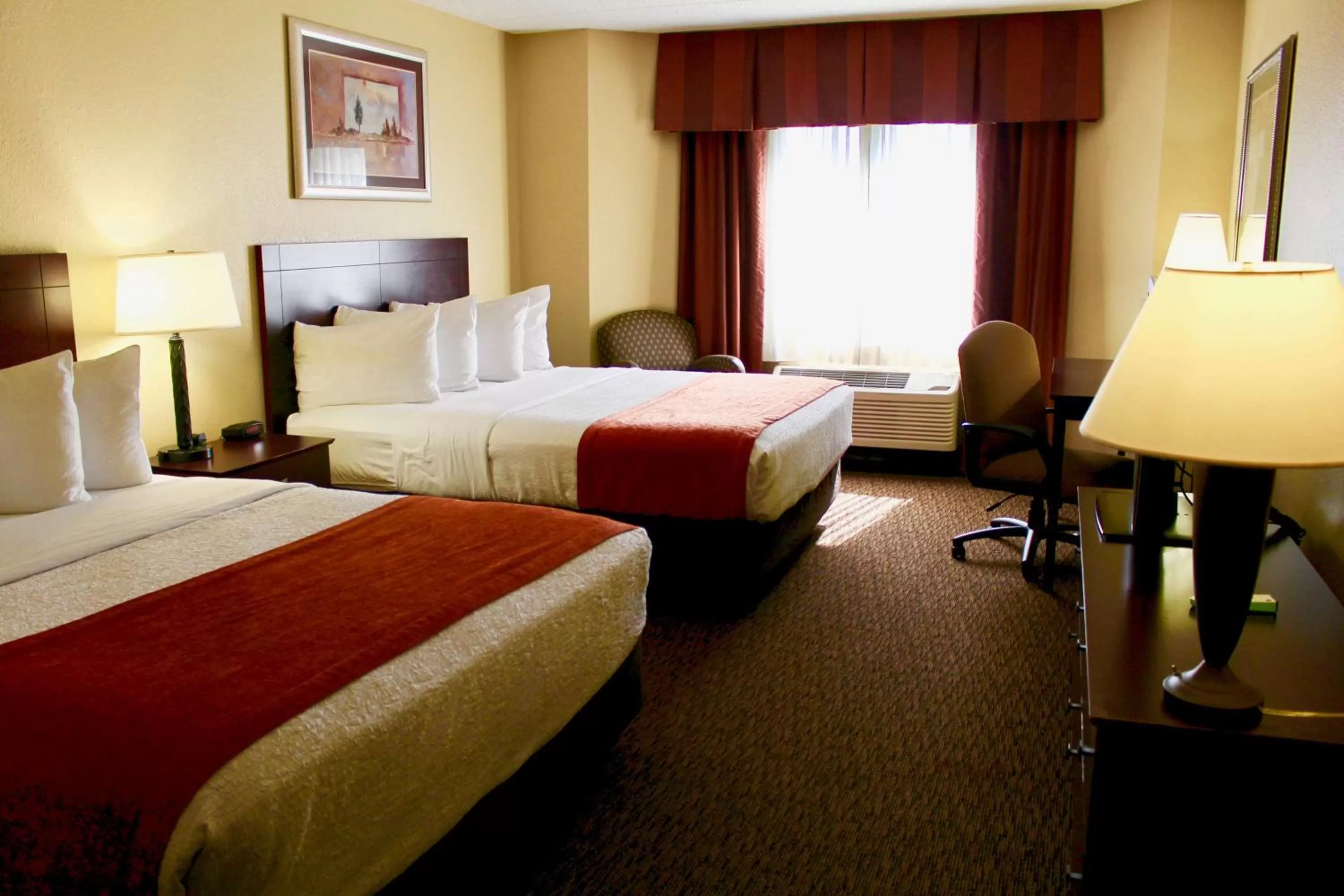Queen Room with Two Queen Beds and Roll-In Shower - Mobility Accessible in Best Western Plus Dakota Ridge