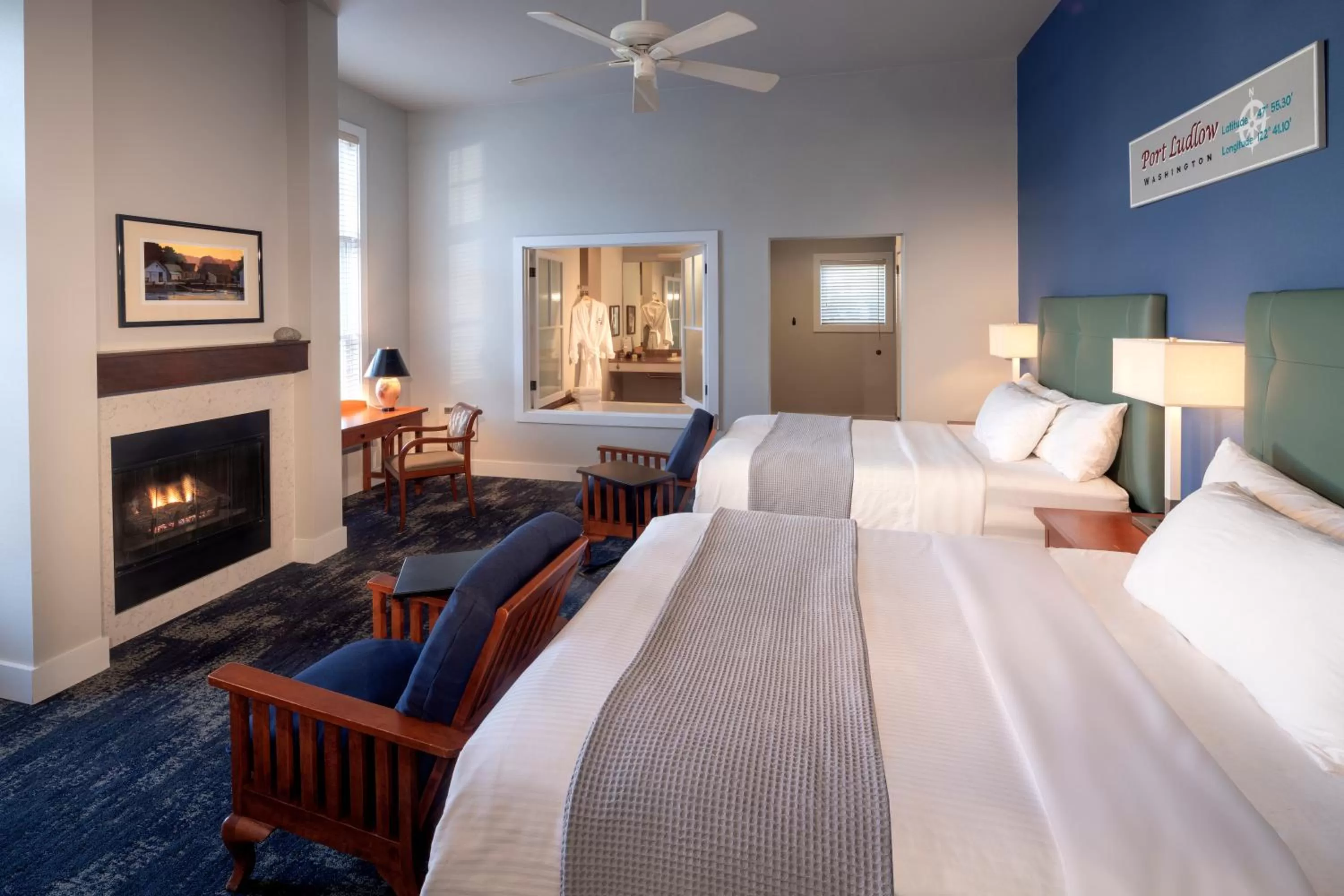 Queen Queen  Room in Resort at Port Ludlow